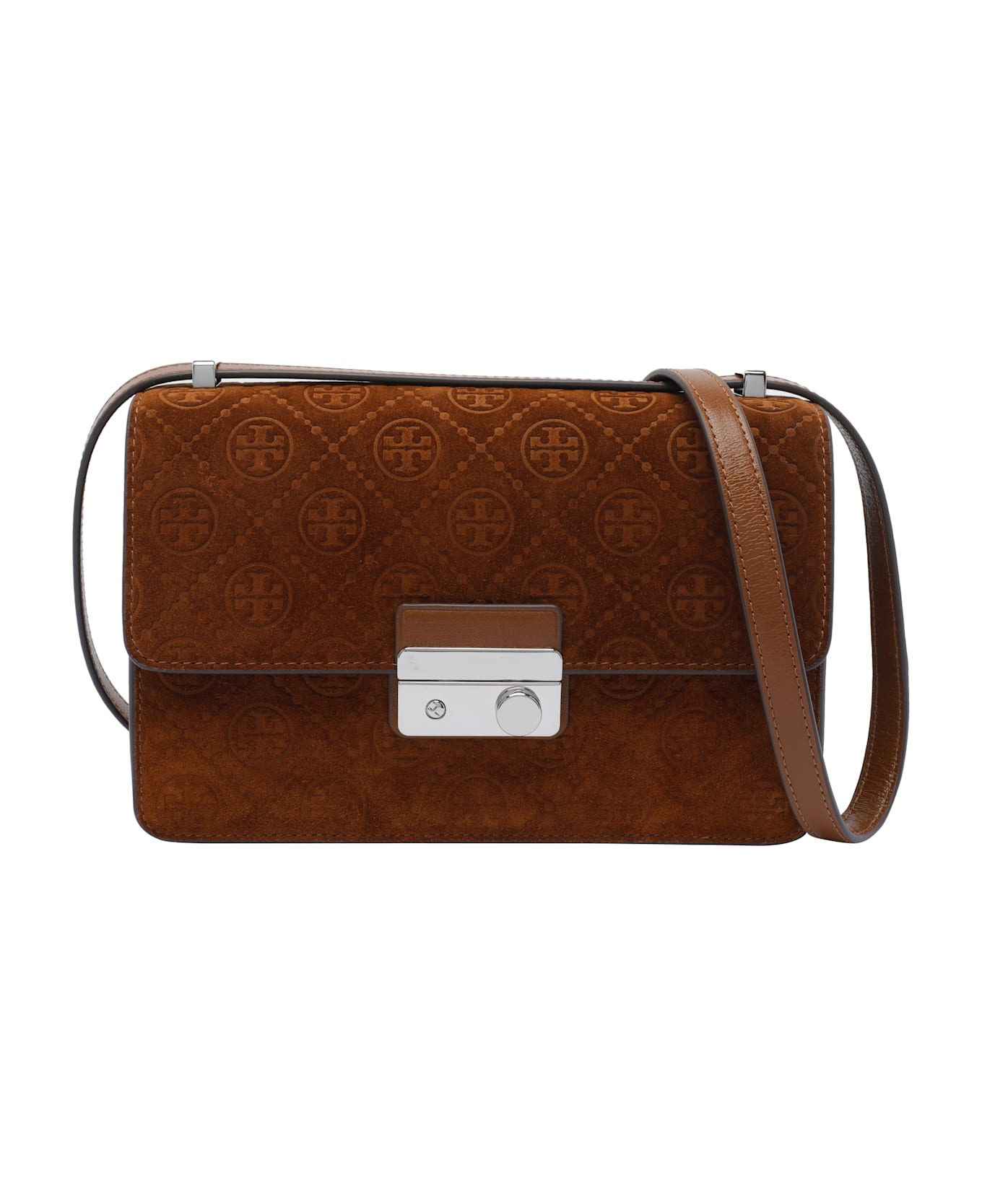 Tory Burch T Monogram Crossbody Bag - Brown