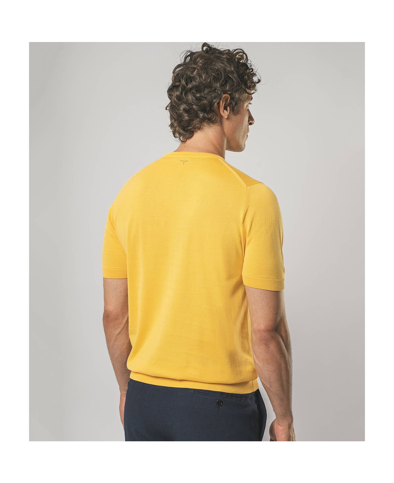 Larusmiani Brighton T-shirt Sweater - Yellow