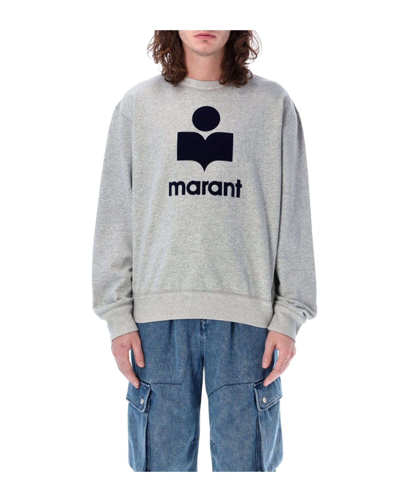 Isabel Marant Mikoy Logo Sweatshirt - Grey フリース