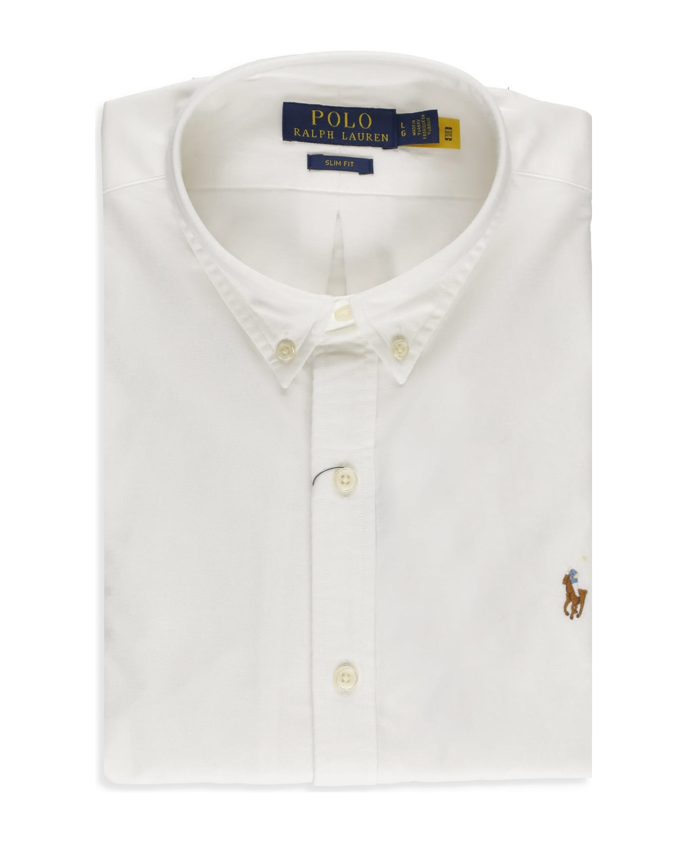 Polo Ralph Lauren White Cotton Shirt - White シャツ