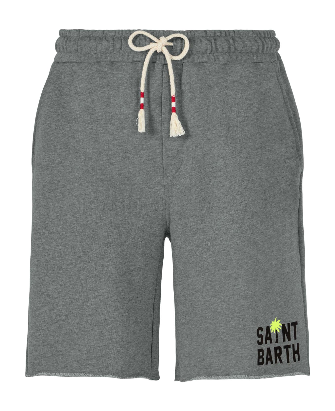 MC2 Saint Barth Man Cotton Grey Bermuda - unknown