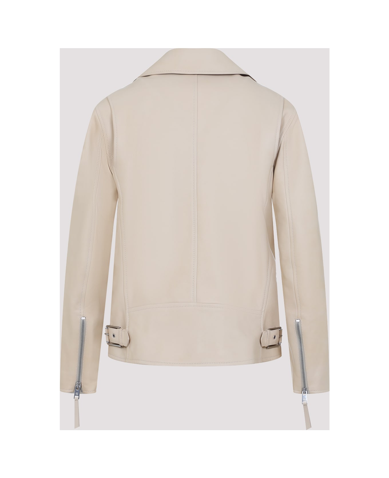 Ralph Lauren Leather Biker - Light Sand