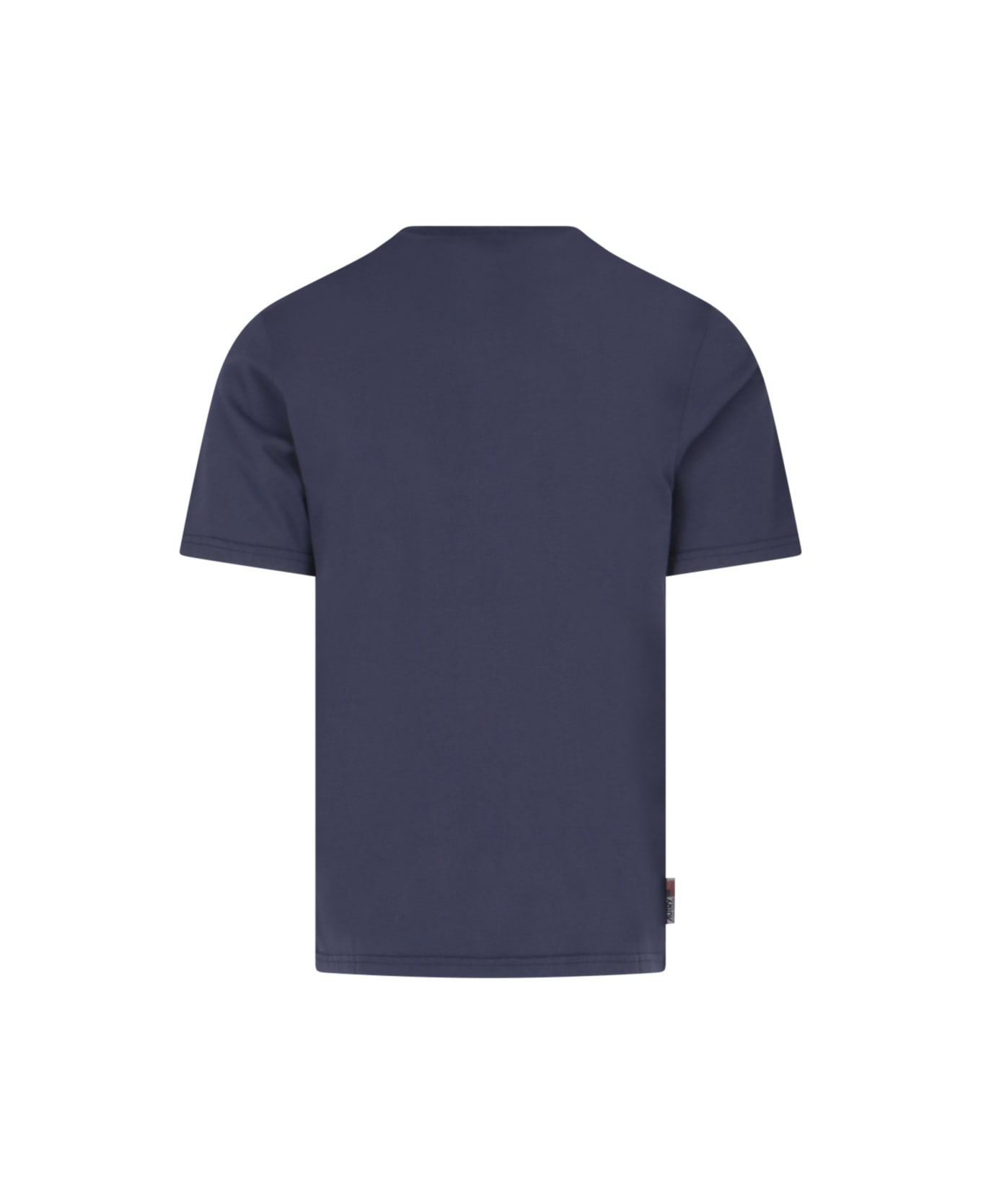 Autry Cotton Crew-neck T-shirt - Blu navy シャツ