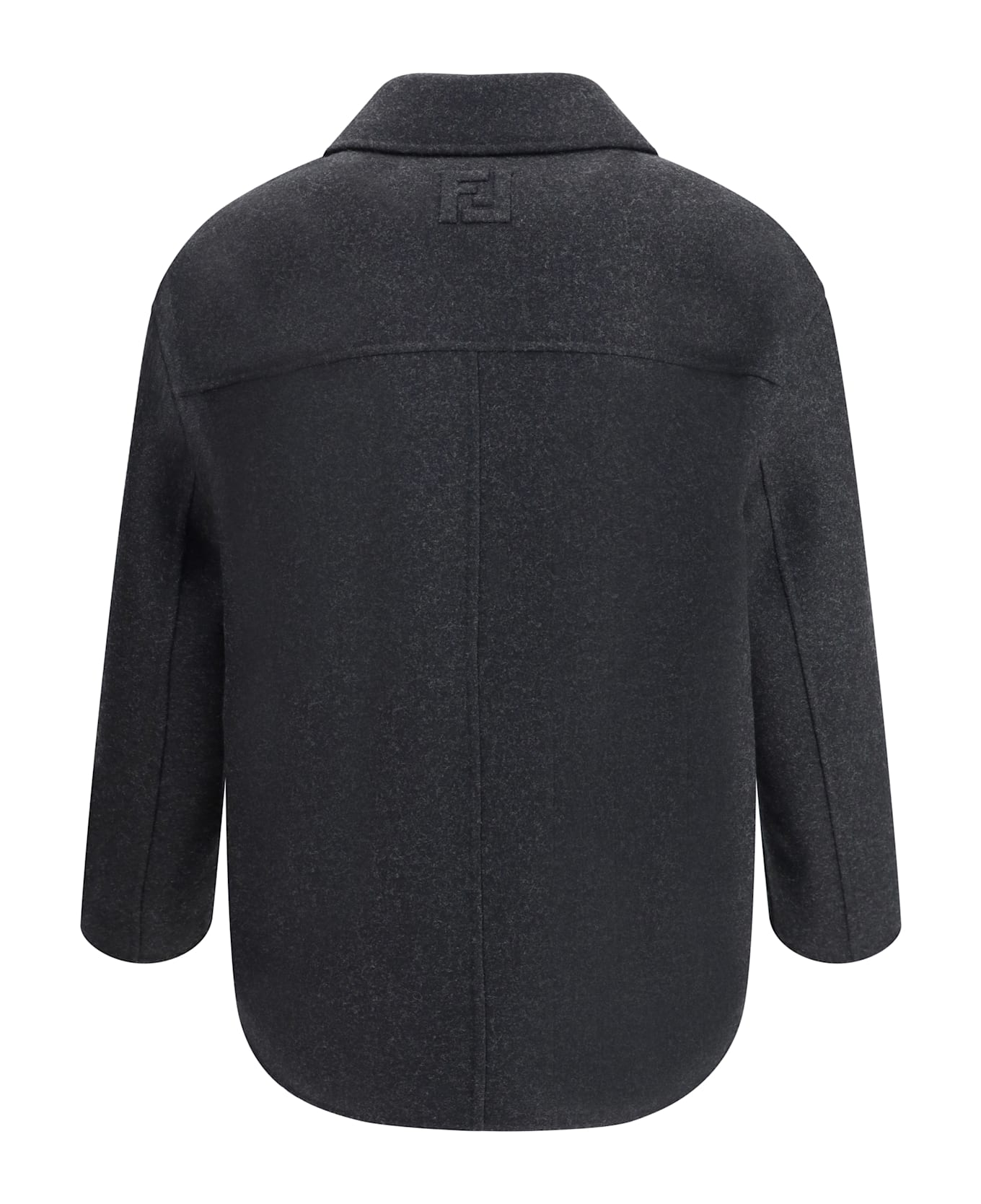 Fendi Wool Felt Double-breasted Caban Coat