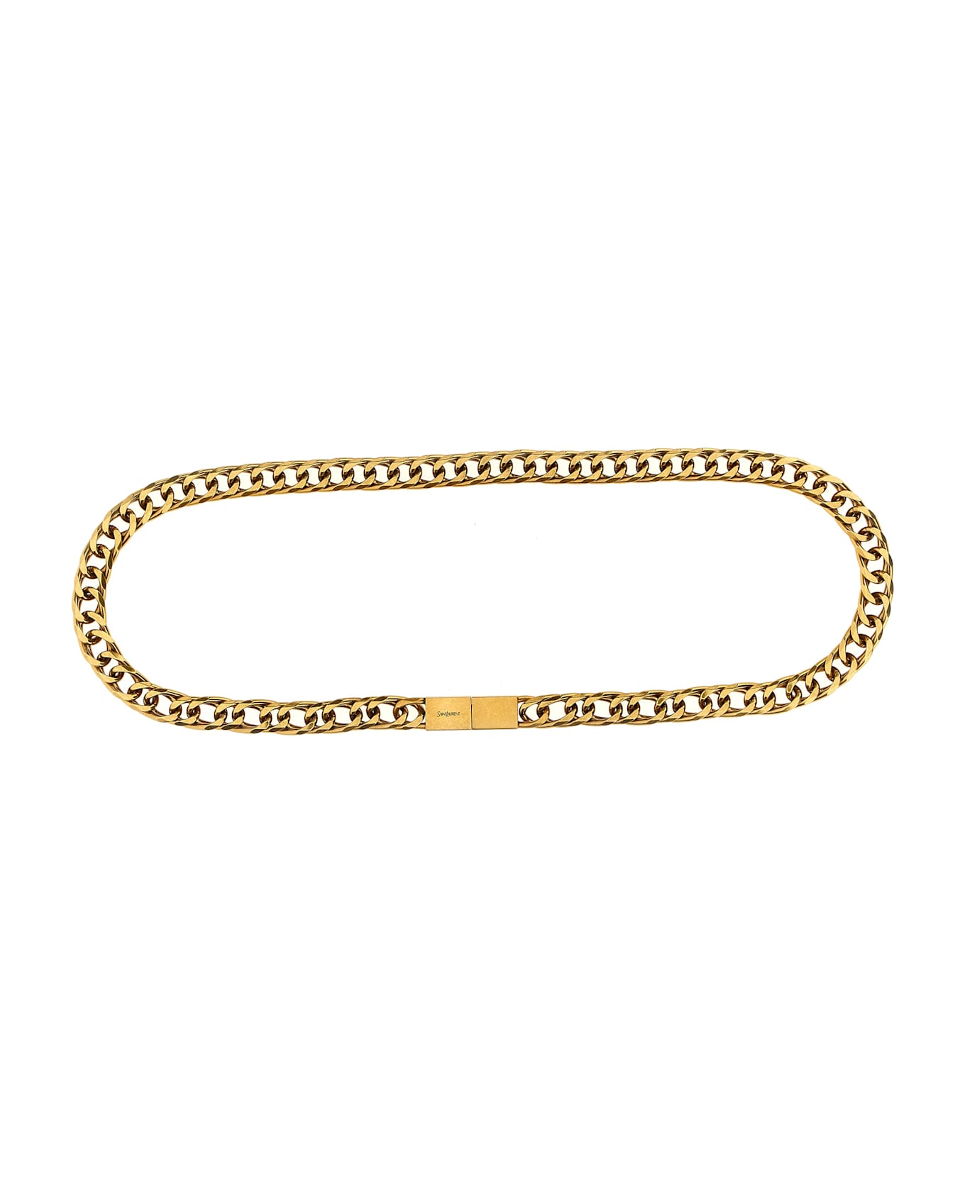 Saint Laurent Chain Belt - Gold