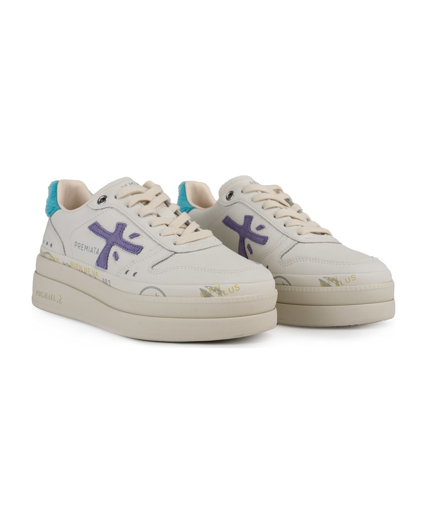 Premiata Sneakers Micol 7443 - Bianco/viola