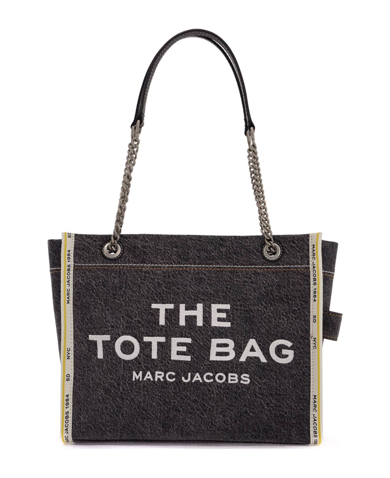 Marc Jacobs The Medium Tote Bag - BLACK WASH (Black)