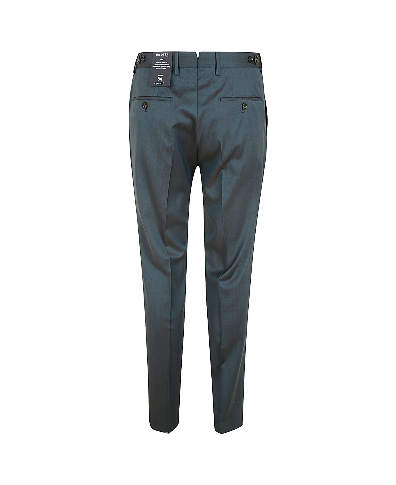 Incotex Model R54 Tapered Fit Trousers - Medium Blue ボトムス