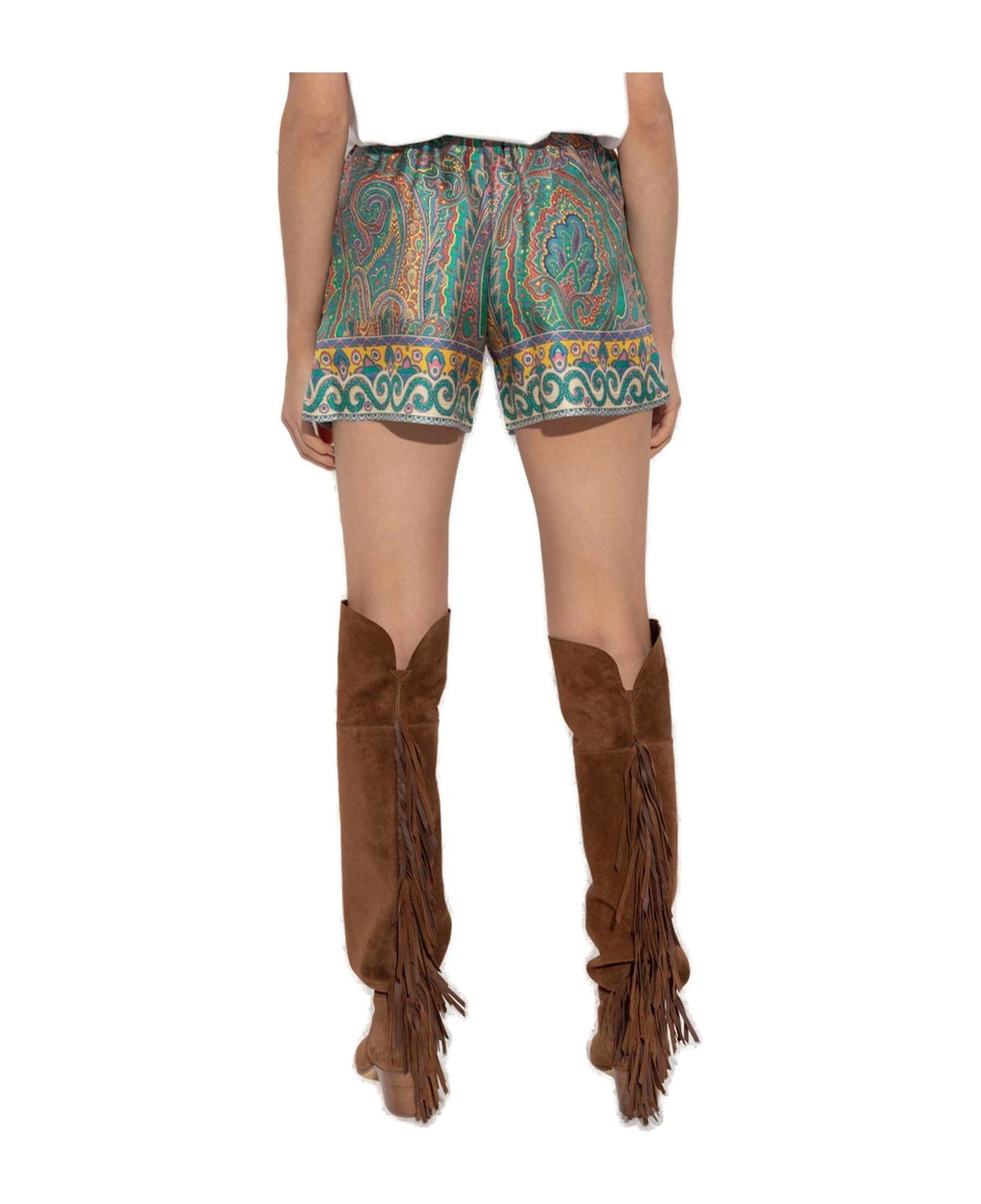 Etro Paisley Shorts - MULTICOLOUR