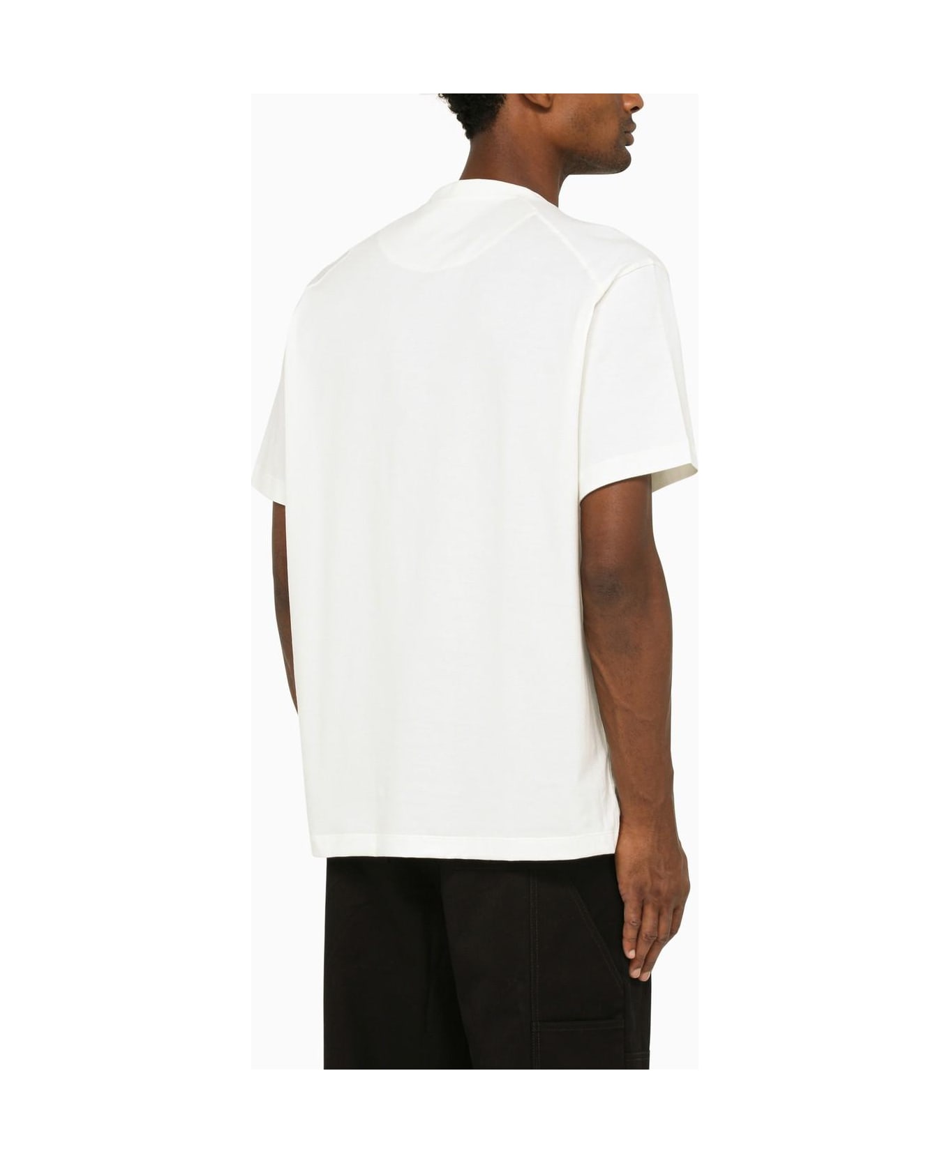 Y-3 Off White T-shirt With Graphic Print - White