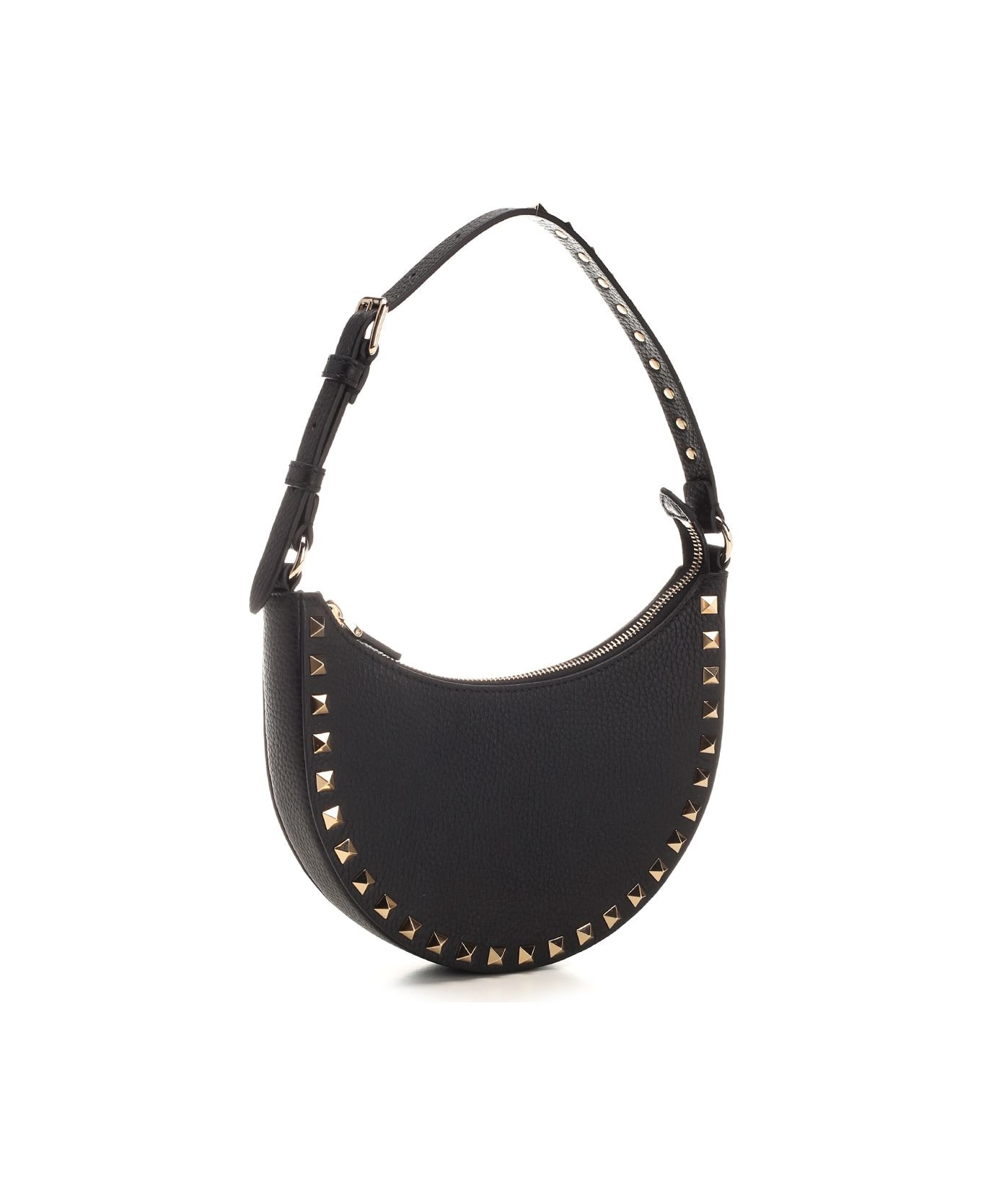 Valentino Garavani 
rockstud
 Hobo Bag - Black