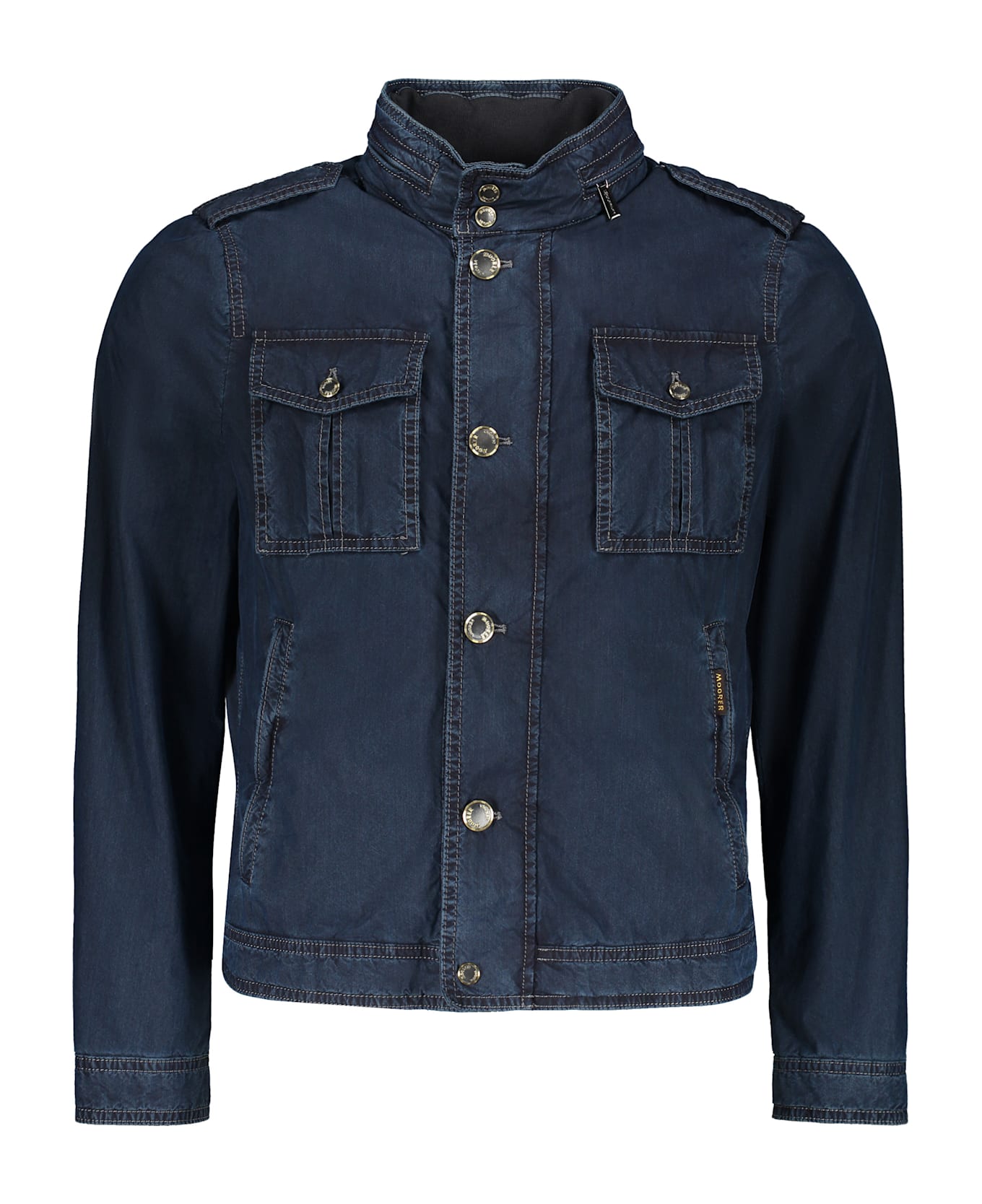 Moorer Techno Fabric Jacket - blue