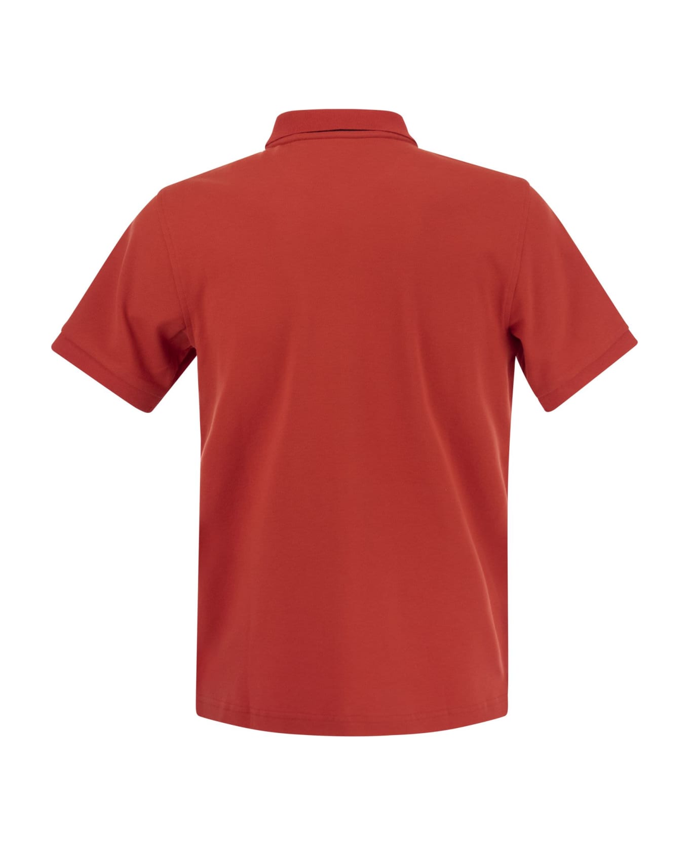 Fay Stretch Polo Shirt - Red