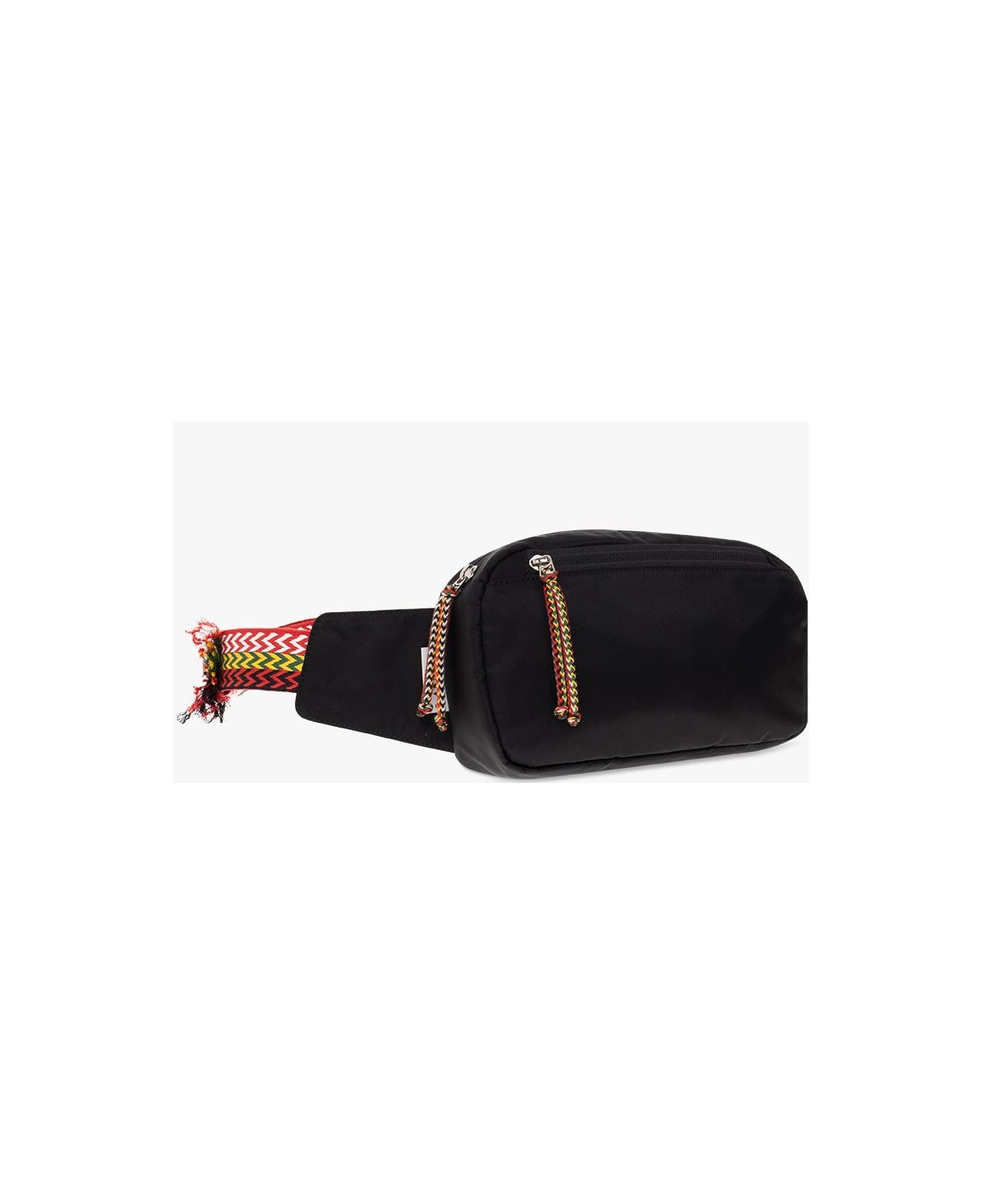 Lanvin Belt Bag With Logo - Black
