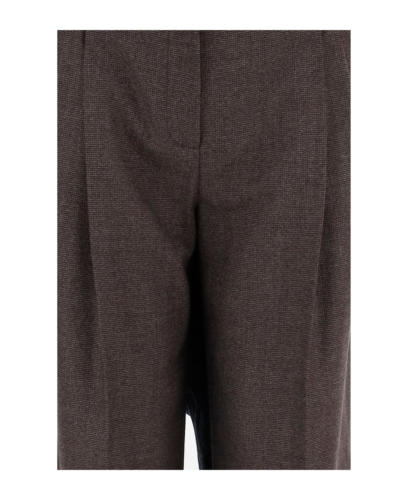 QL2 Mafalda Wool Trousers - Brown