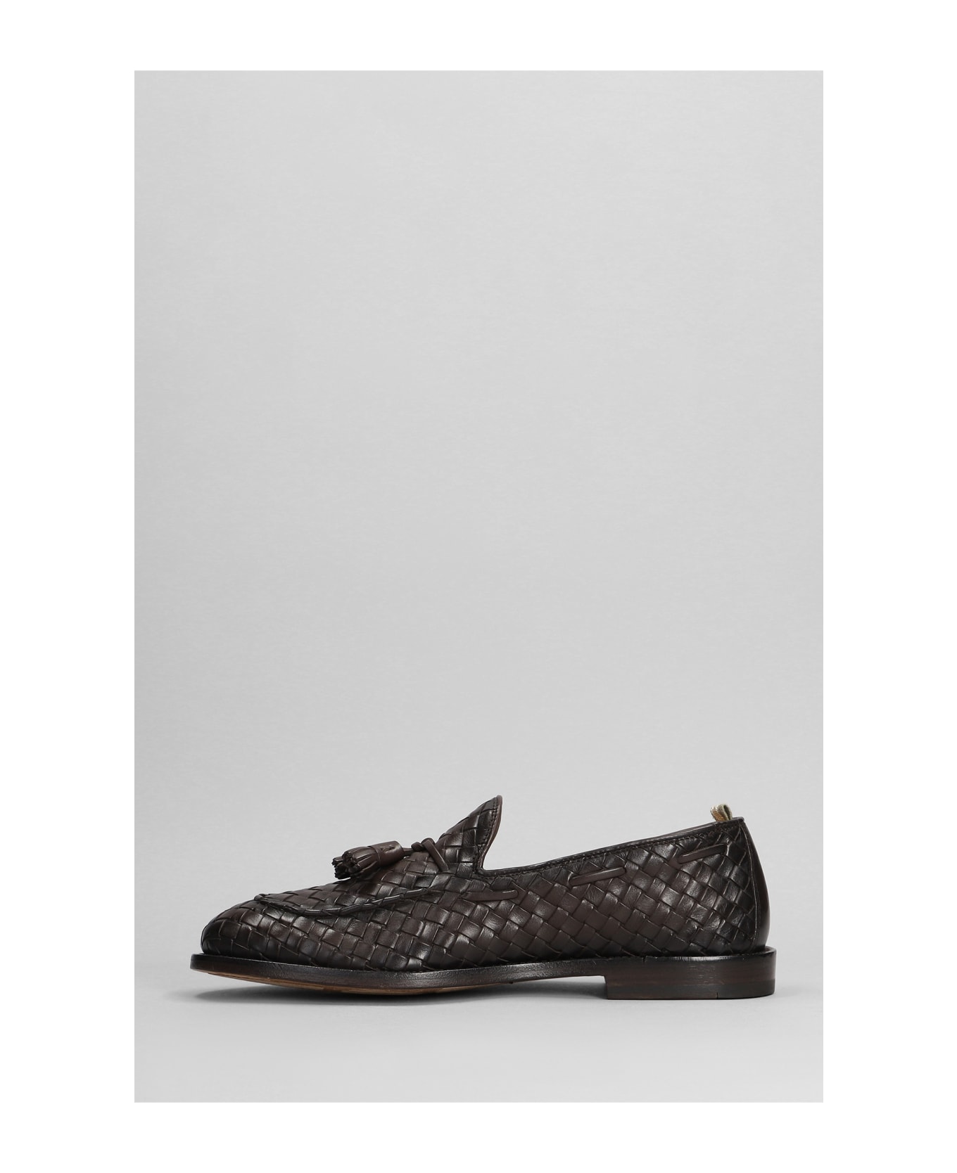 Officine Creative Opera 004 Loafers In Brown Leather - brown
