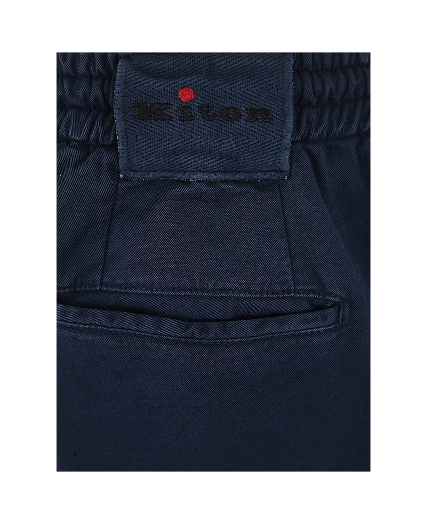Kiton Pants With Coulisse - Blue