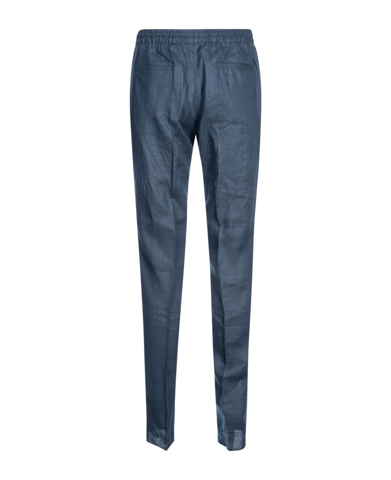 Kiton Buttoned Trousers - Blue