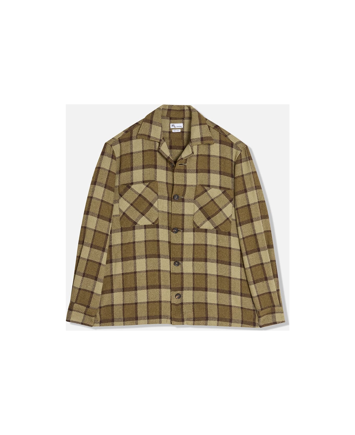 doppiaa Aabba Plaid Overshirt