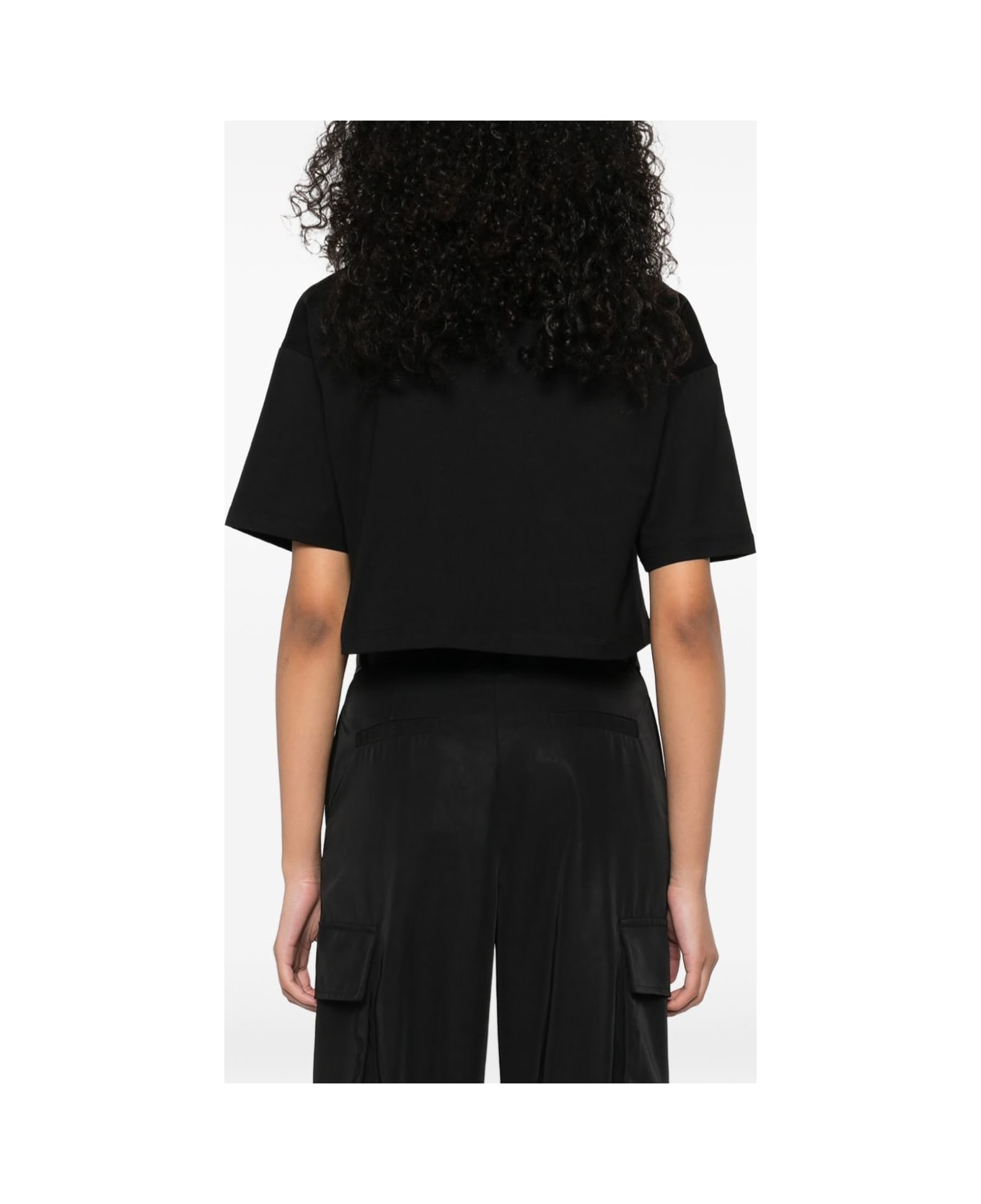 Balmain Logo Cotton T-shirt - Black