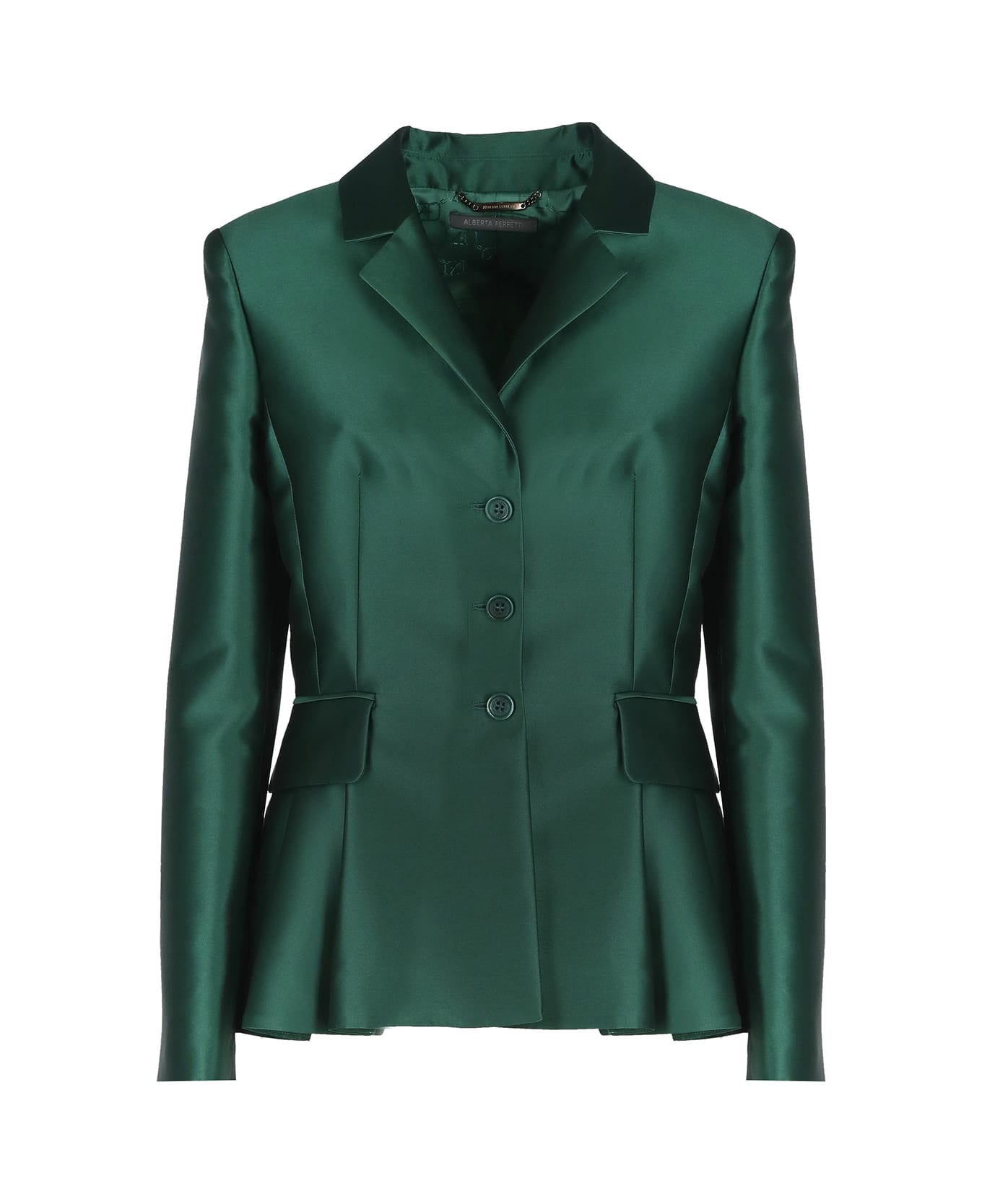 Alberta Ferretti 'mikado' Blazer - Green