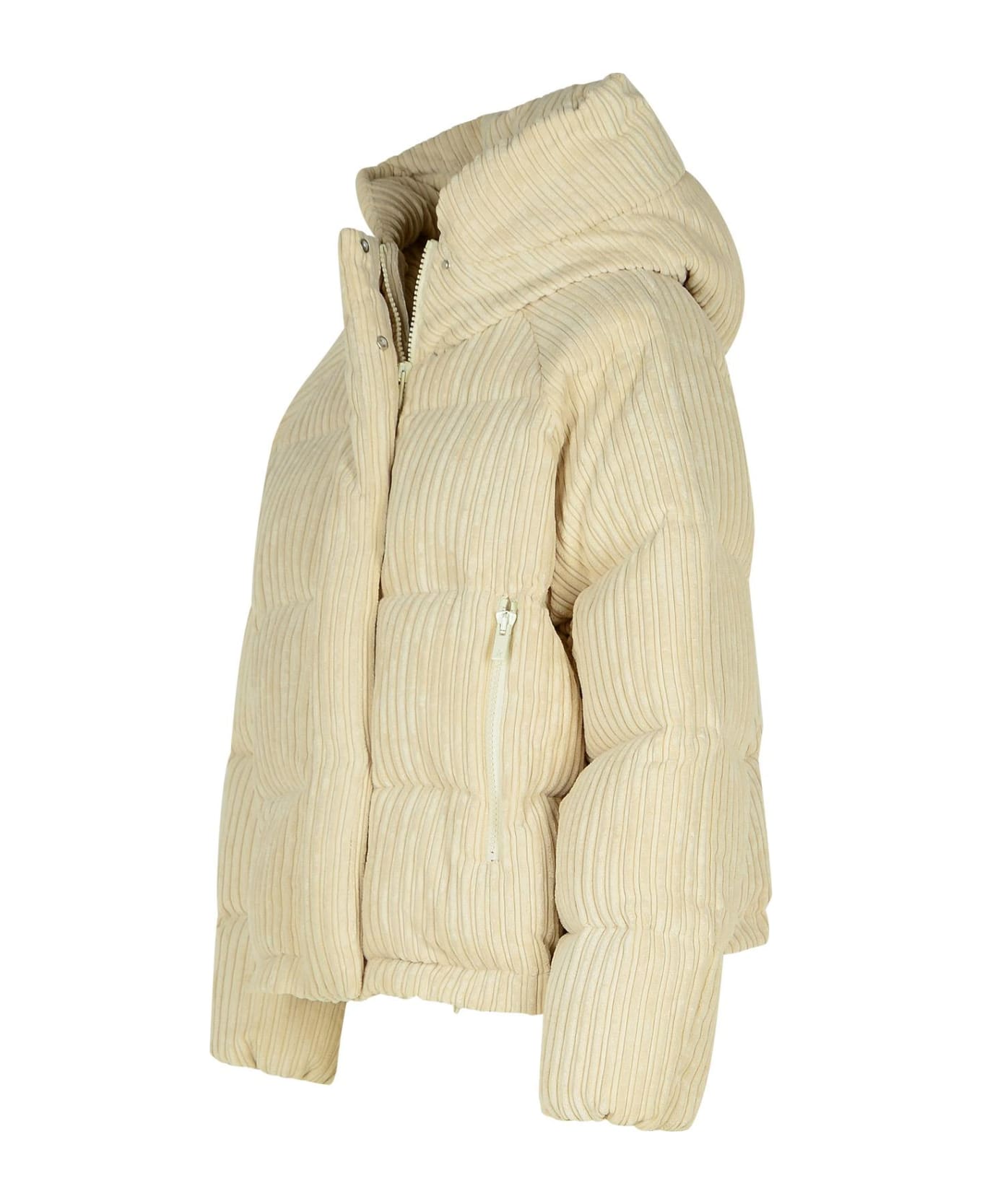 Golden Goose Ivory Polyester Down Jacket - Ivory