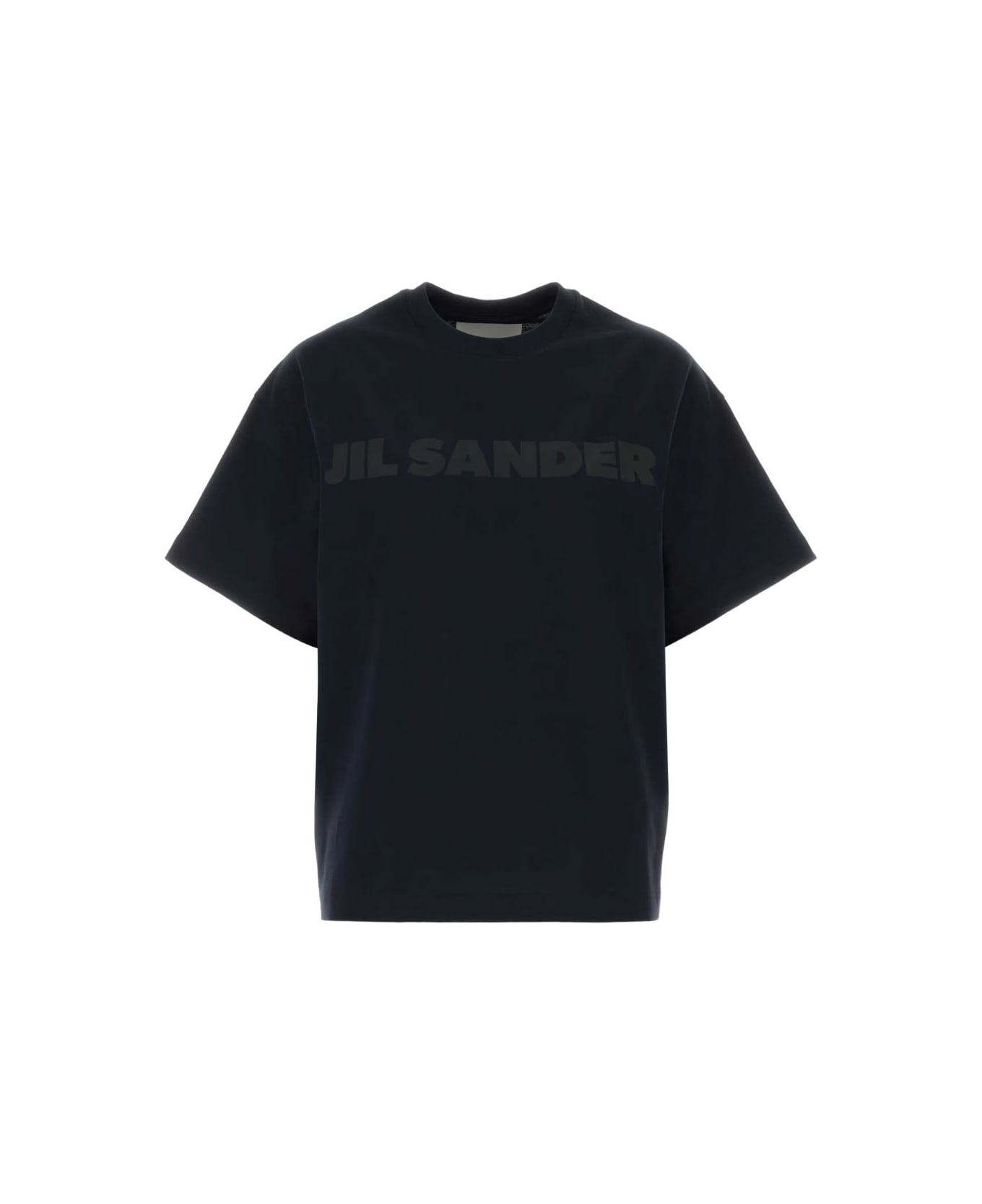 Jil Sander Logo Cotton T-shirt - Blue