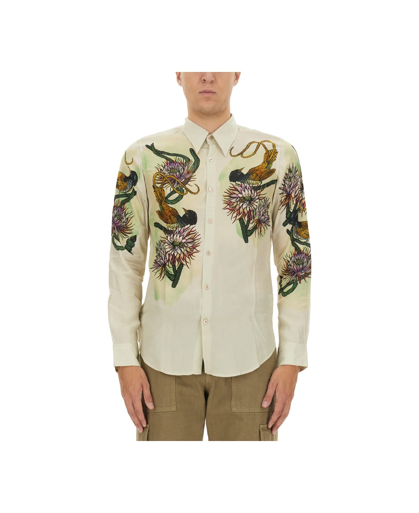 Dries Van Noten Printed Shirt - POWDER