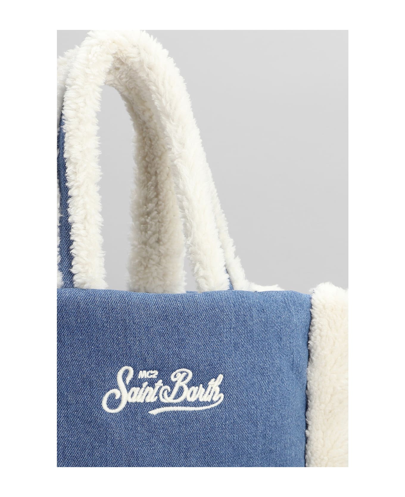 MC2 Saint Barth Soft Bag S Tote In Blue Polyester - blue