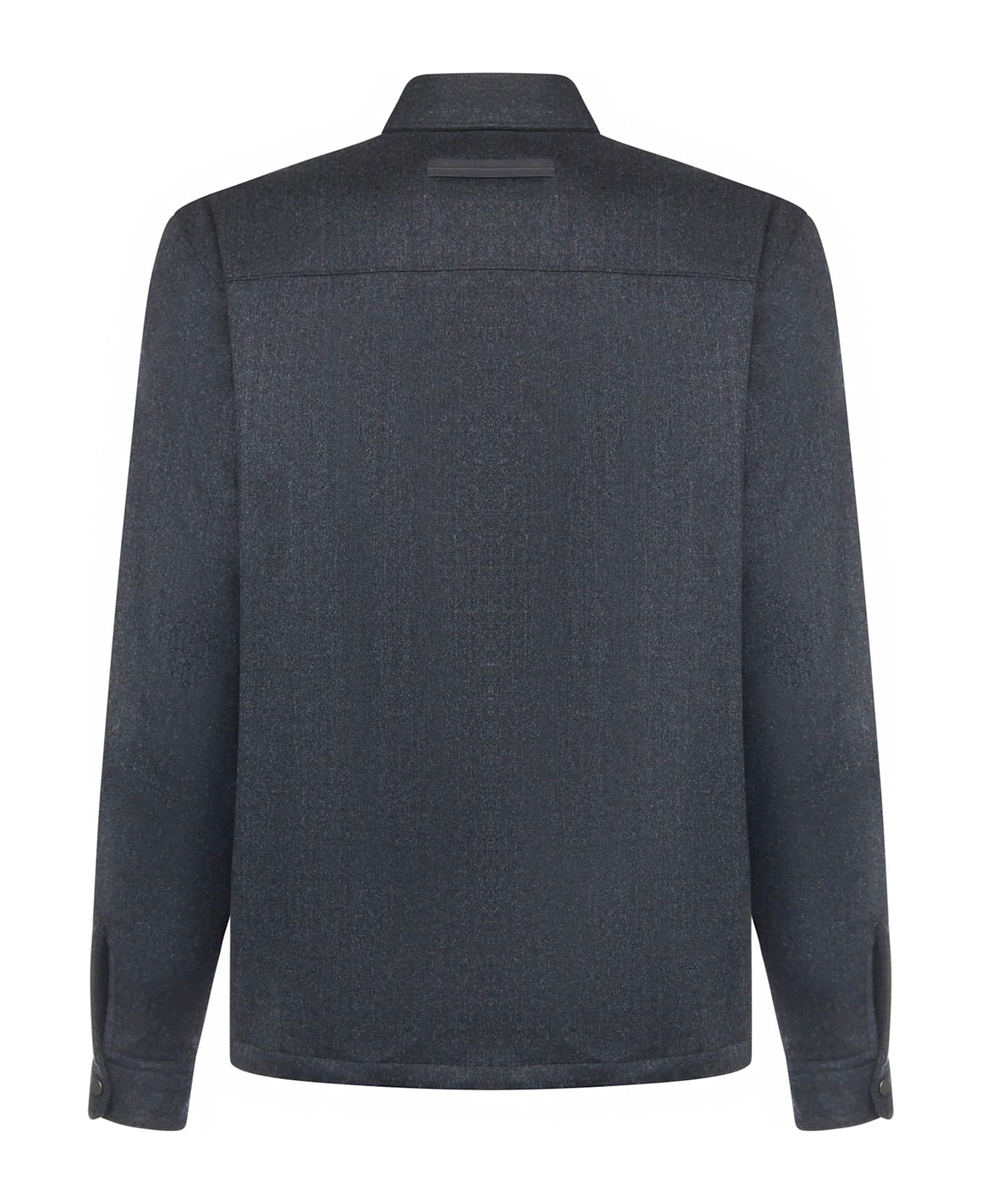 Zegna Wool Overshirt - Grey