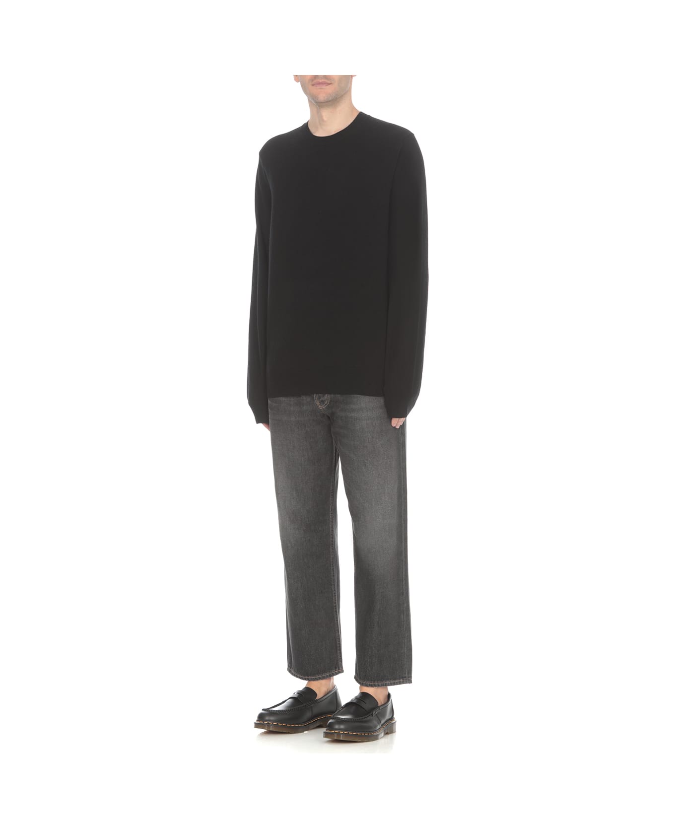 Comme des Garçons Shirt Wool Shirt - Black