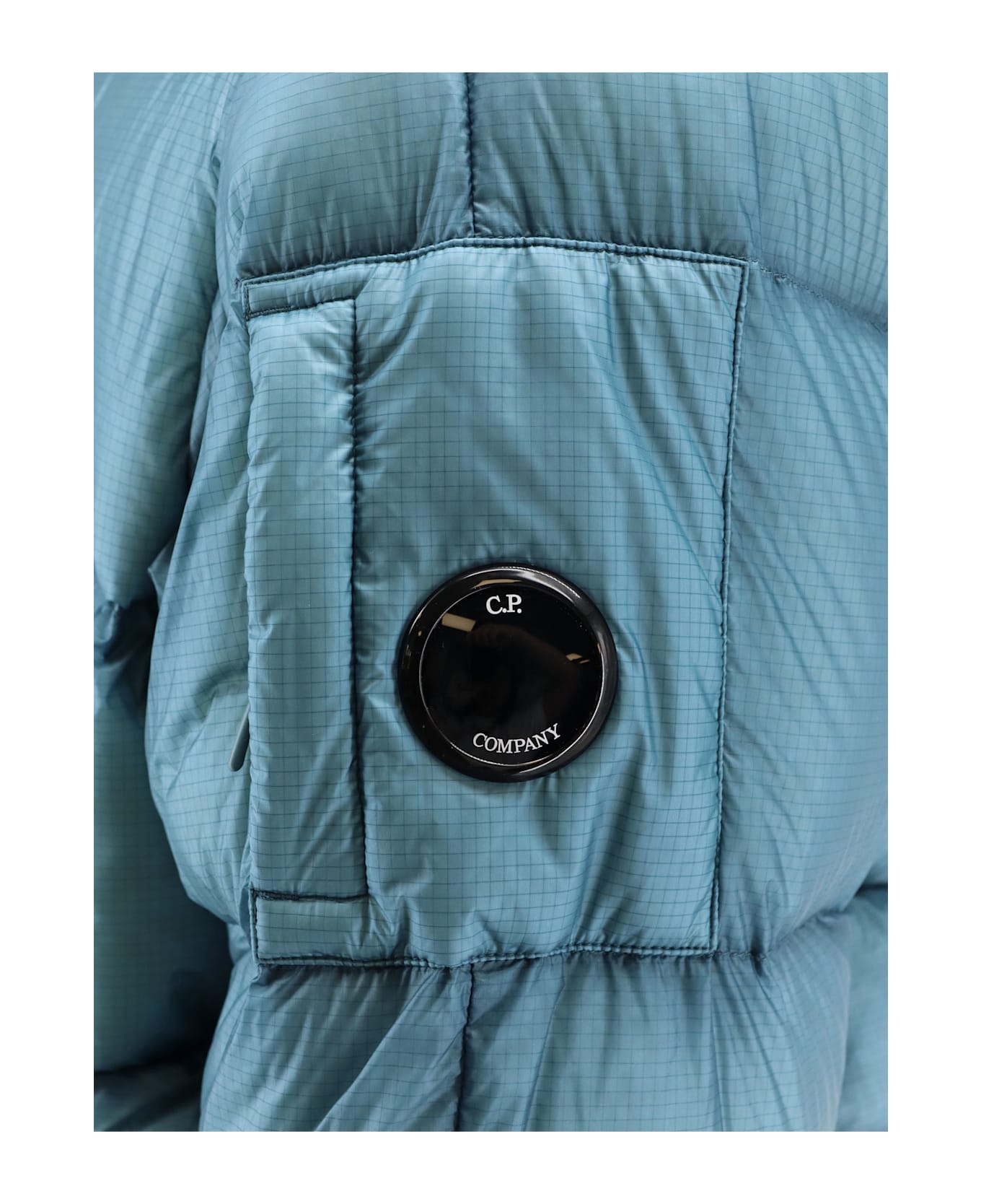 C.P. Company D.d. Shell Hooded Down Jacket - AEGEAN BLUE