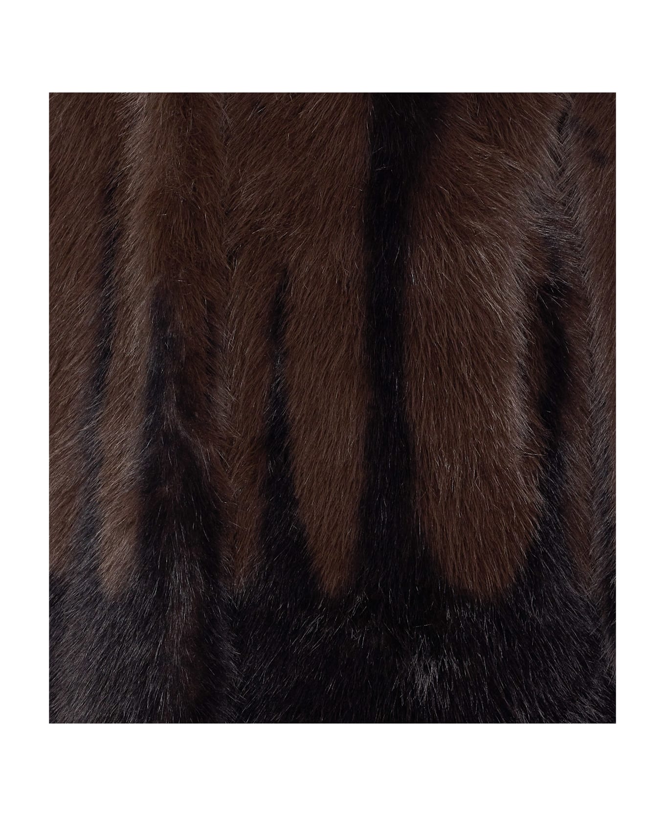 S.W.O.R.D 6.6.44 Faux Fur Coat - Brown