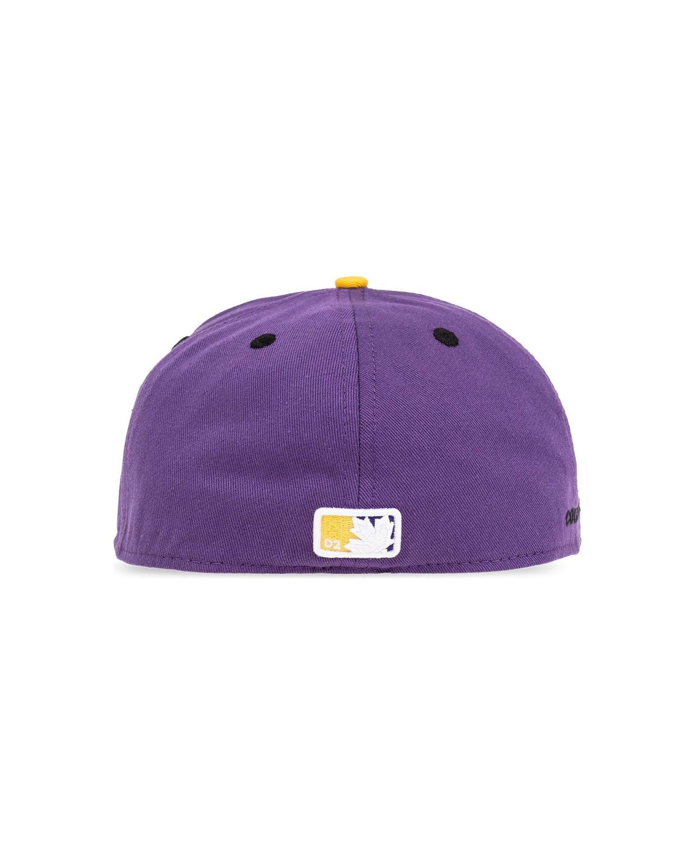 Dsquared2 Basket Baseball Cap - Viola giallo