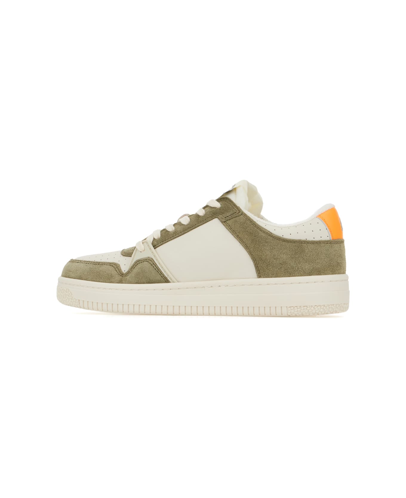 Philippe Model Multicolor Leather And Suede La Grande Sneakers - BIANCO verde 
