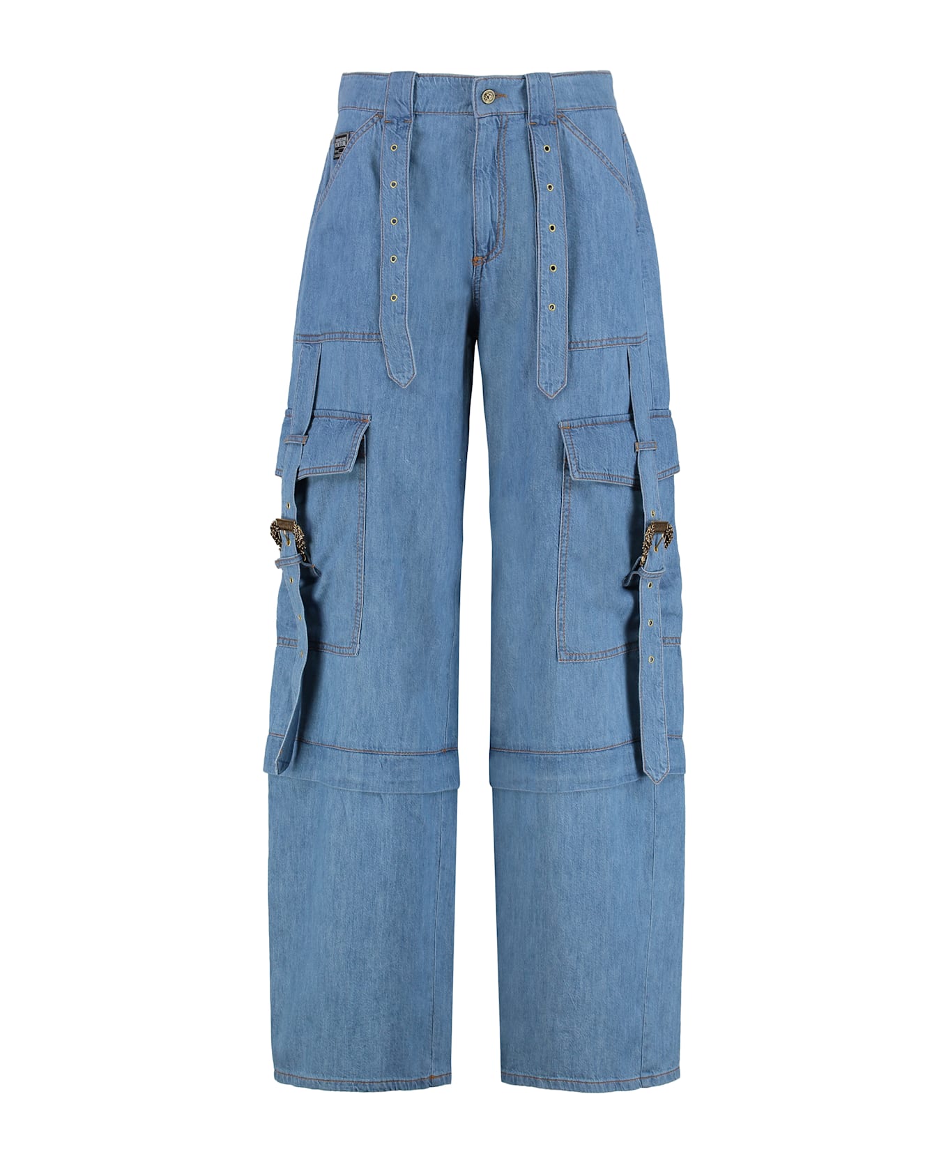 Versace Jeans Couture Cotton Cargo-trousers - Denim