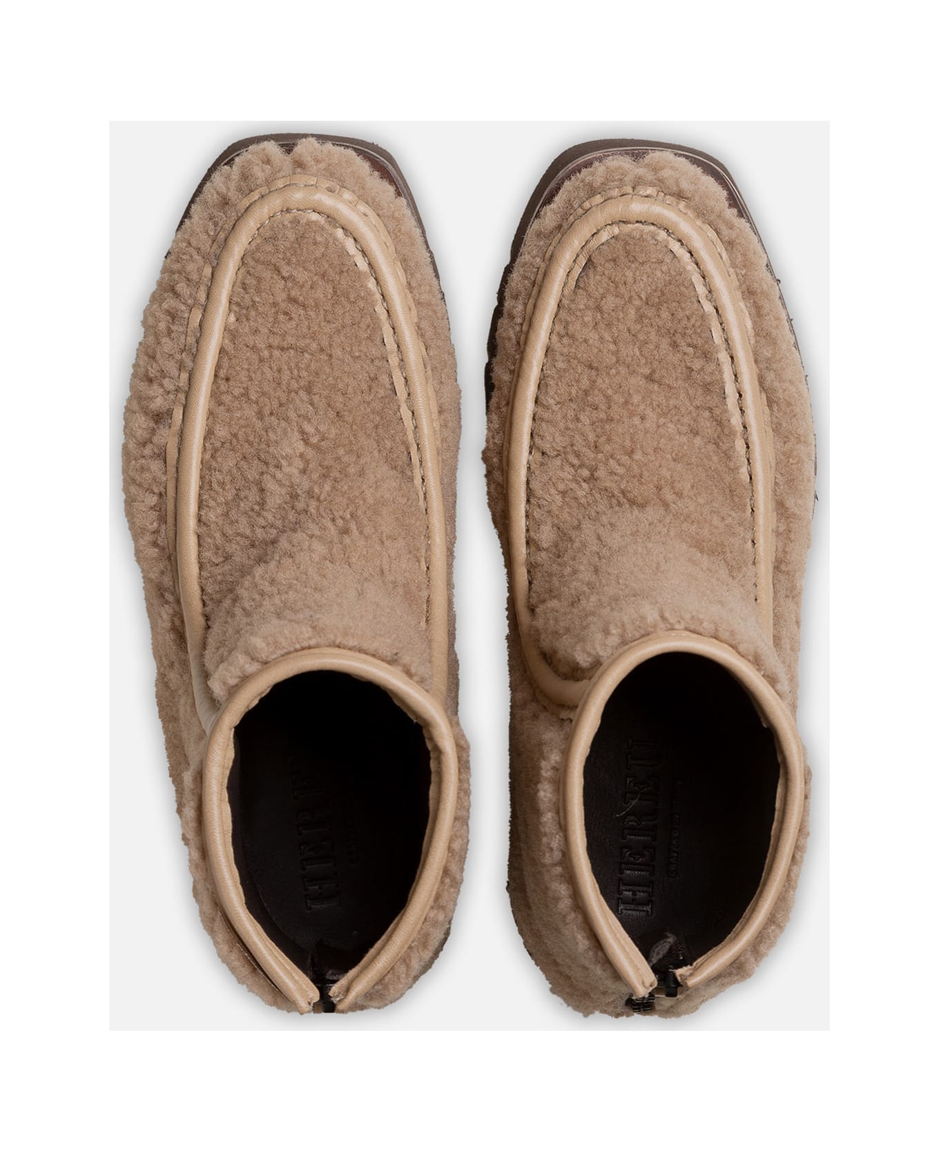 Hereu Shearling Armenta Boots - Beige