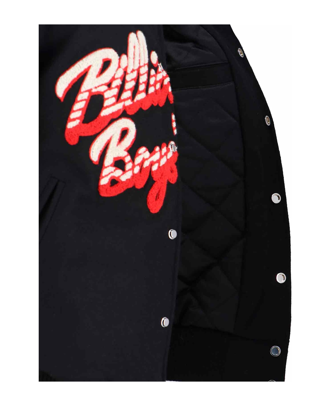 Billionaire "script" Bomber Jacket - Black  