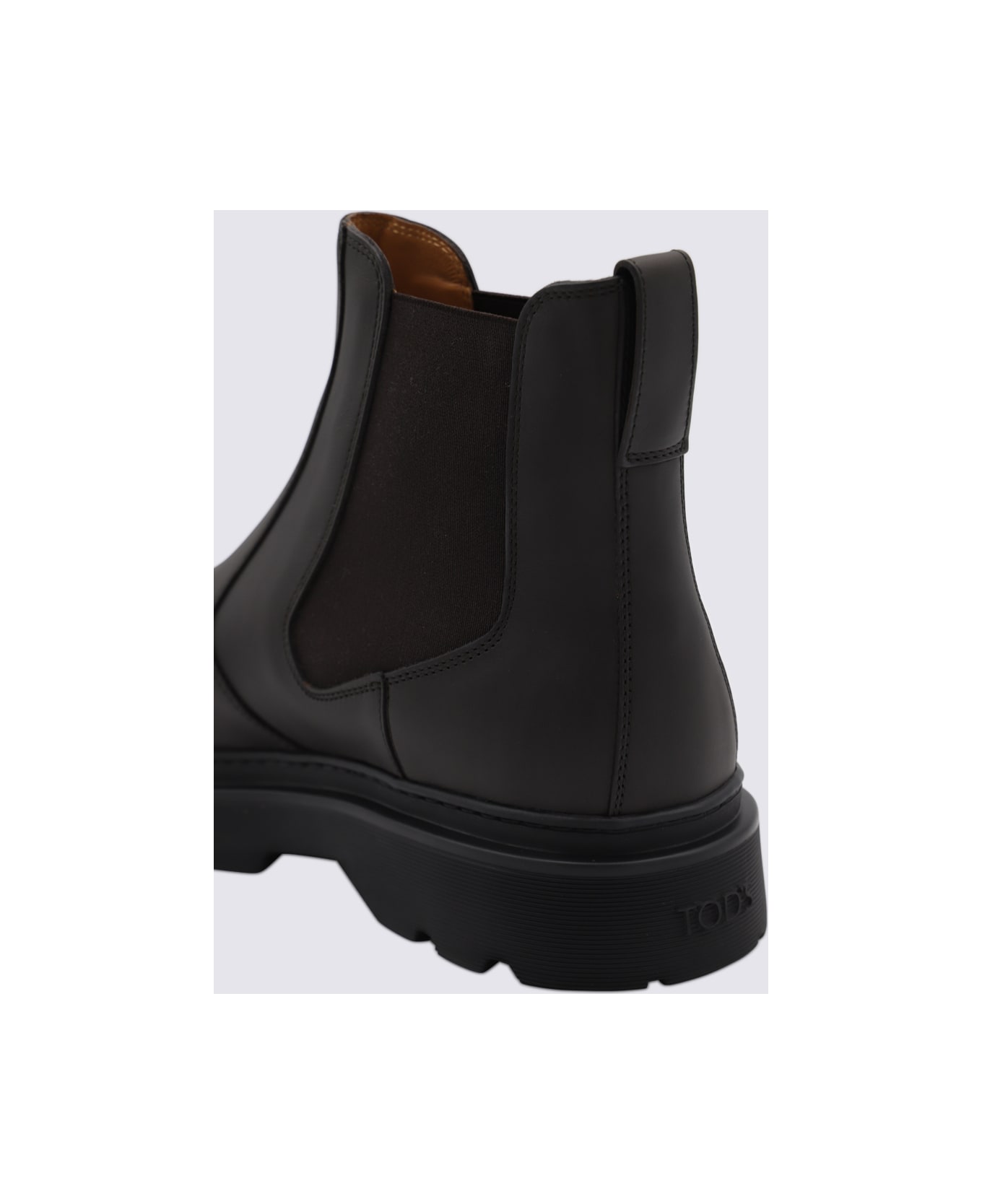 Tod
s Dark Brown Leather Boots - BROWN