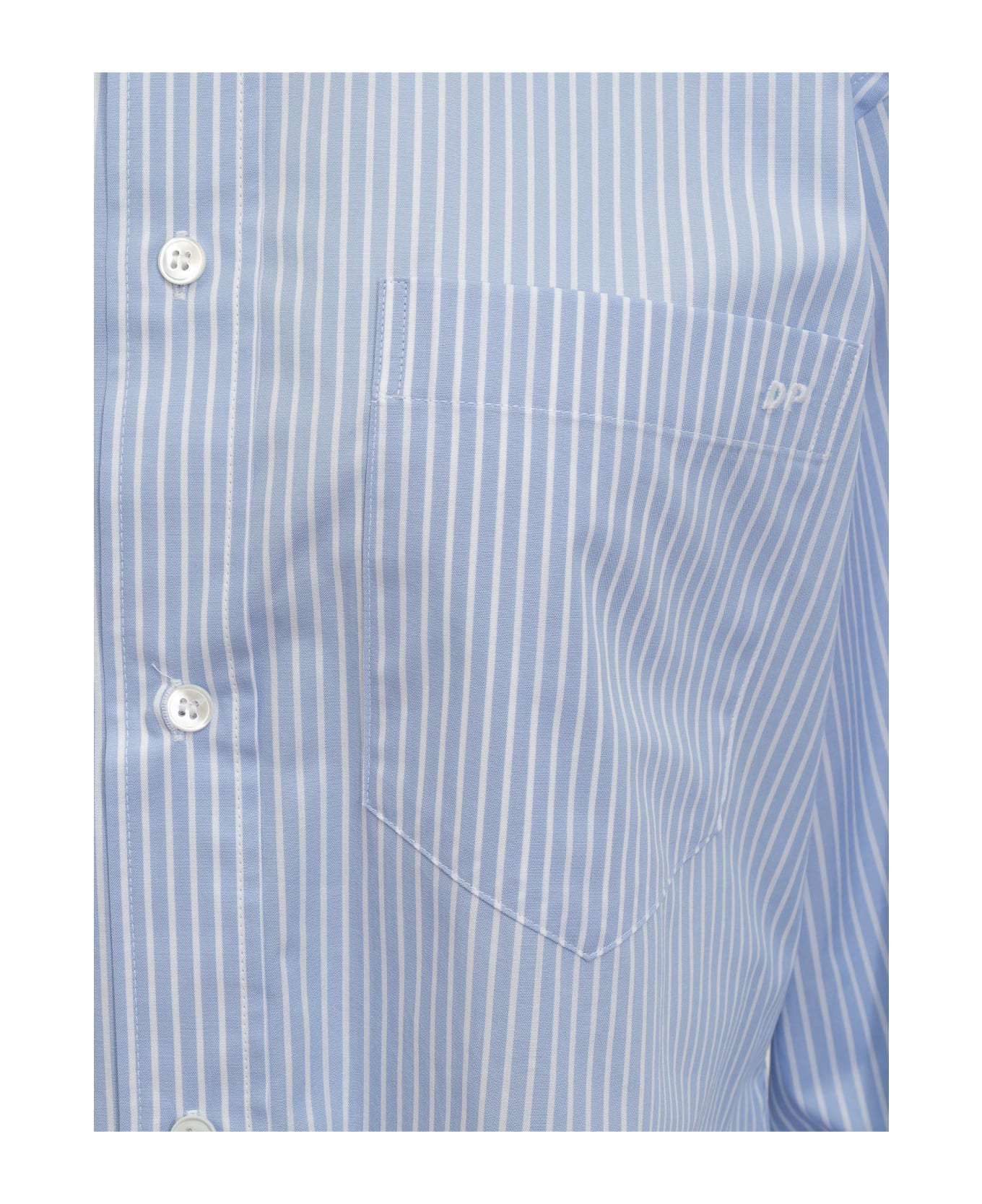DARKPARK Anne Tailored Shirt - BLUE/WHITE