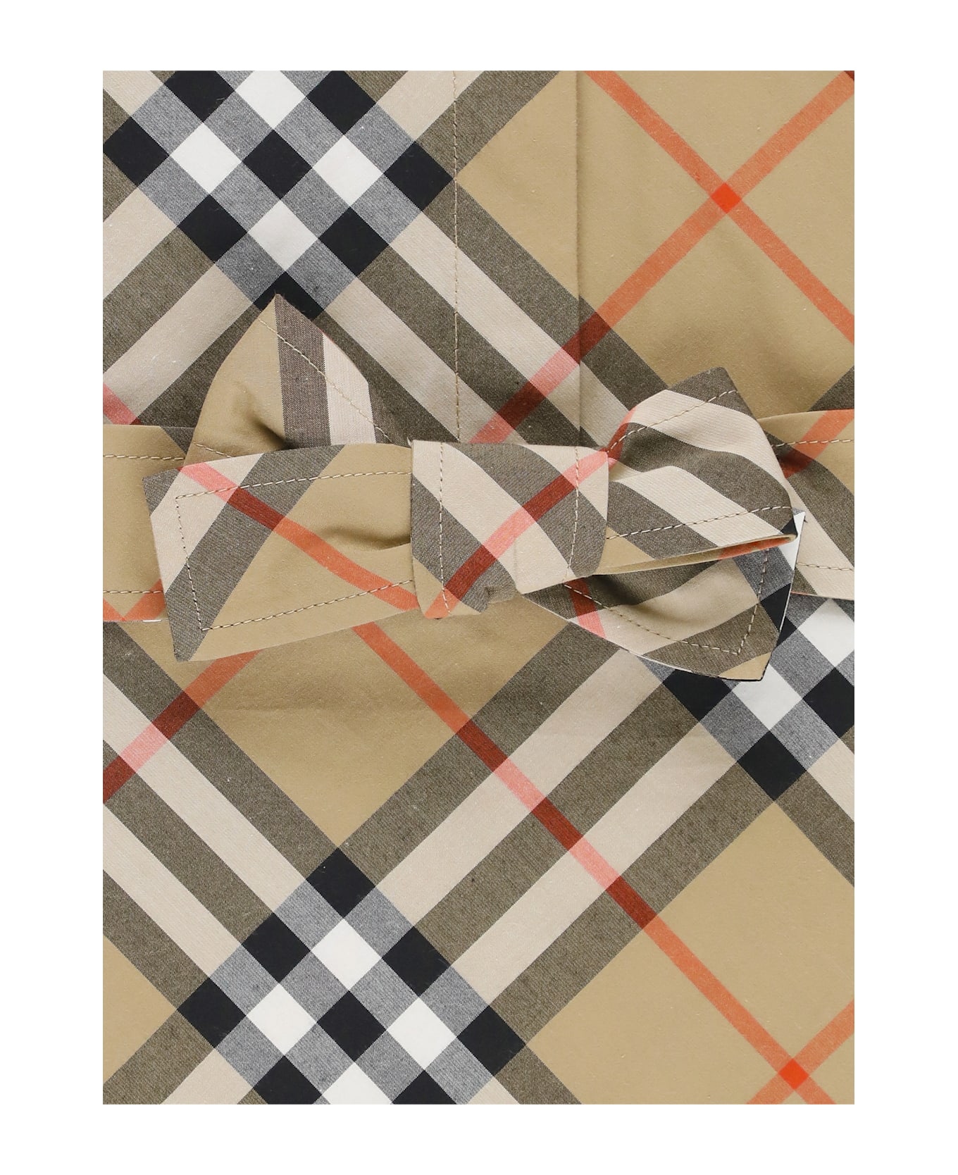 Burberry Check Dress - Beige