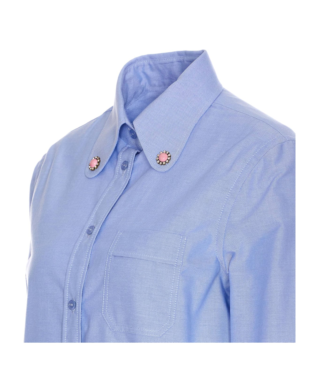 Valentino Garavani Cotton Shirt - Blue
