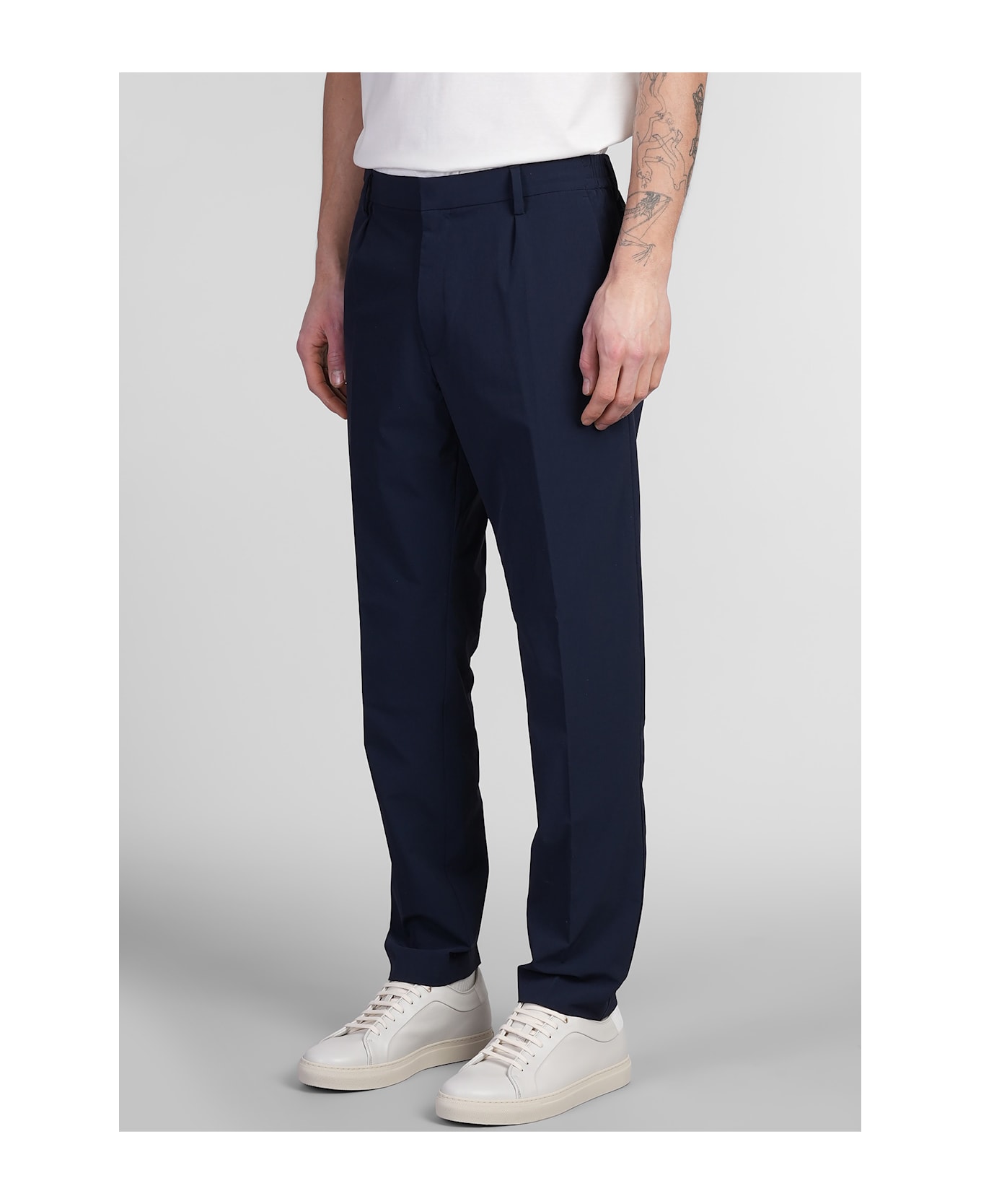Paul Smith Pants In Blue Nylon - blue