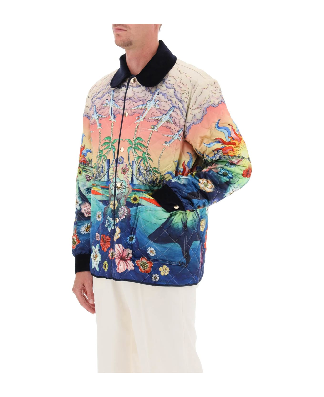 Casablanca Multicolor Polyester Jacket - Multicolour ブレザー