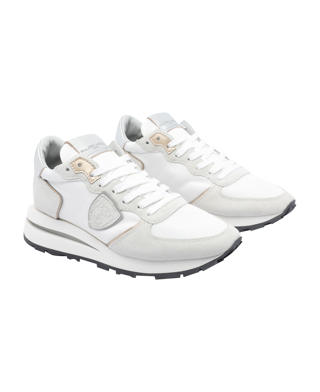 Philippe Model Tropez Haute Sneakers - White