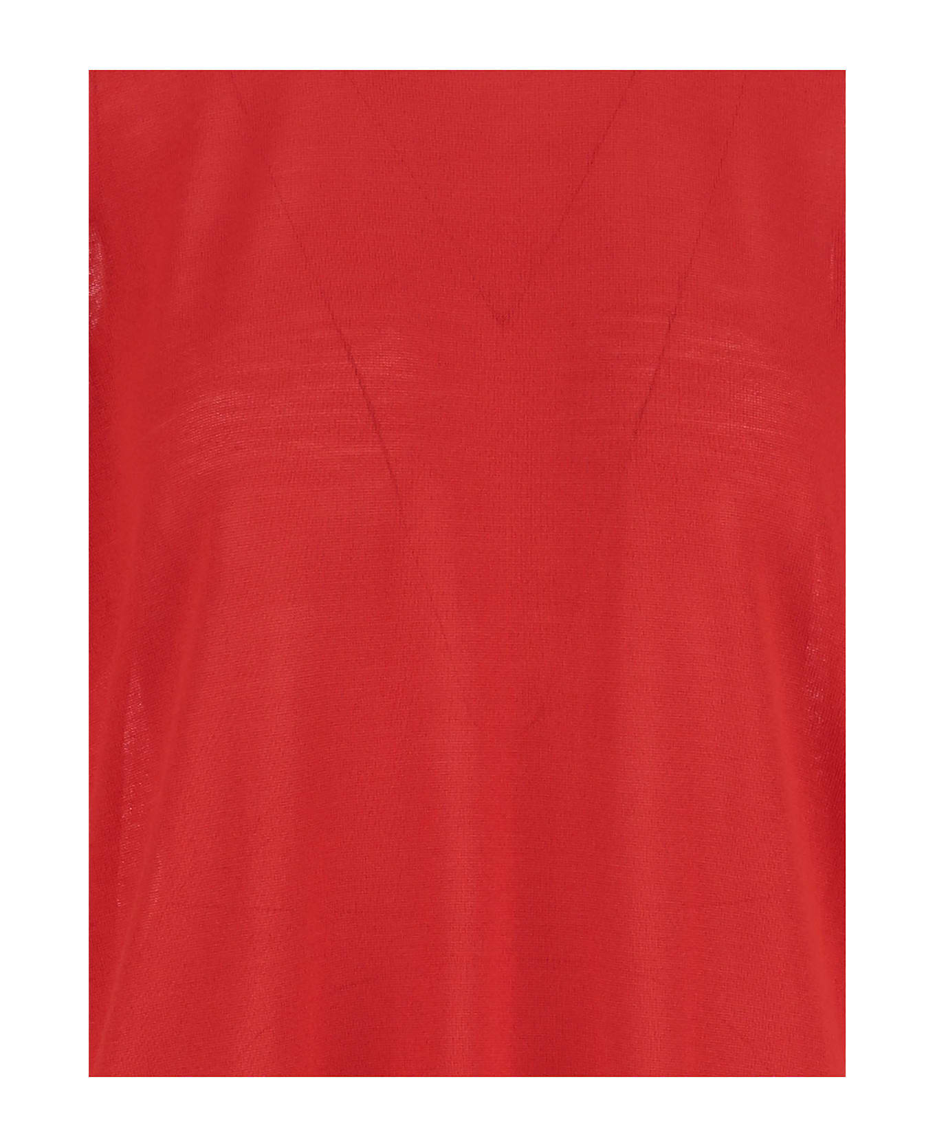 Armarium Wool T-shirt With Logo - Red