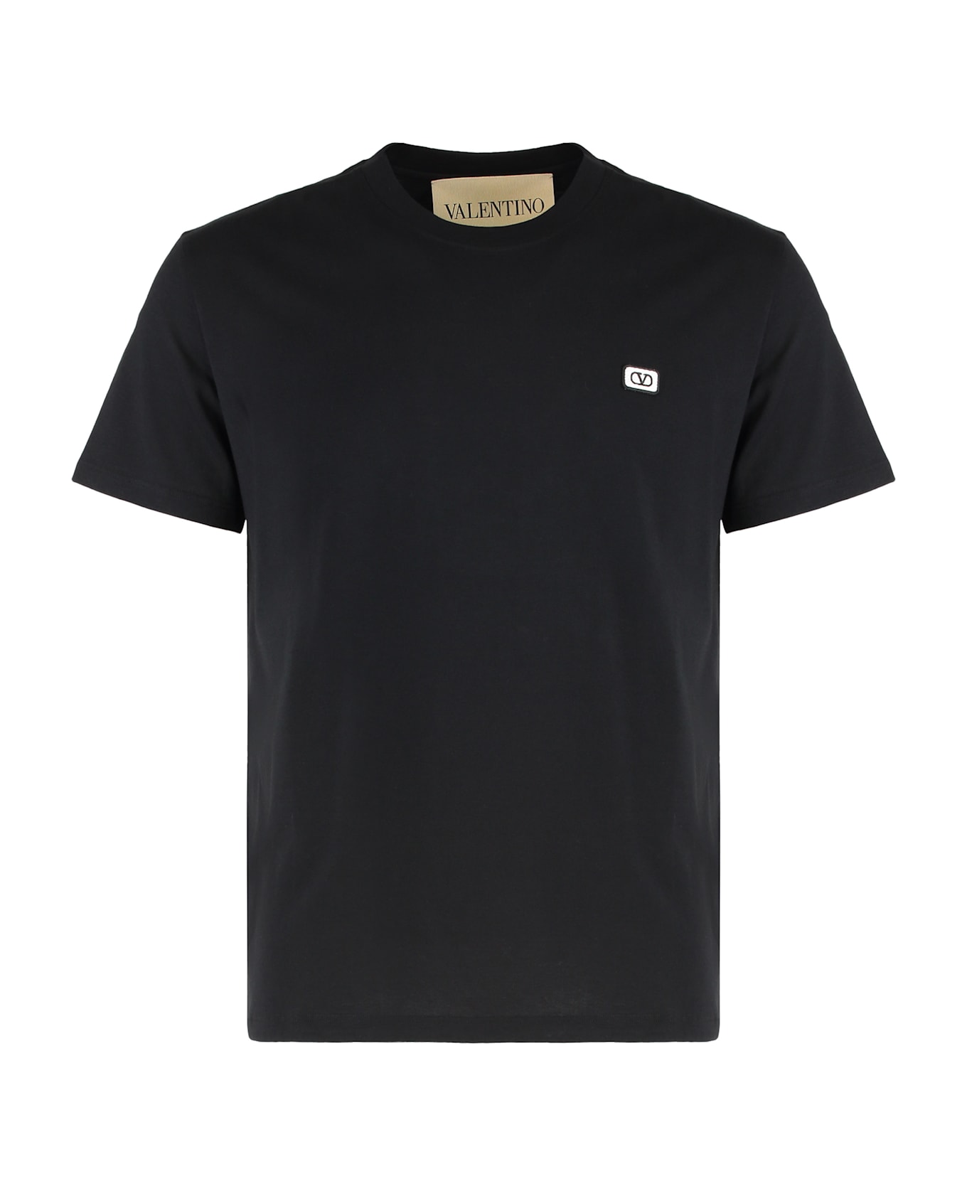 Valentino Garavani Cotton Crew-neck T-shirt - black