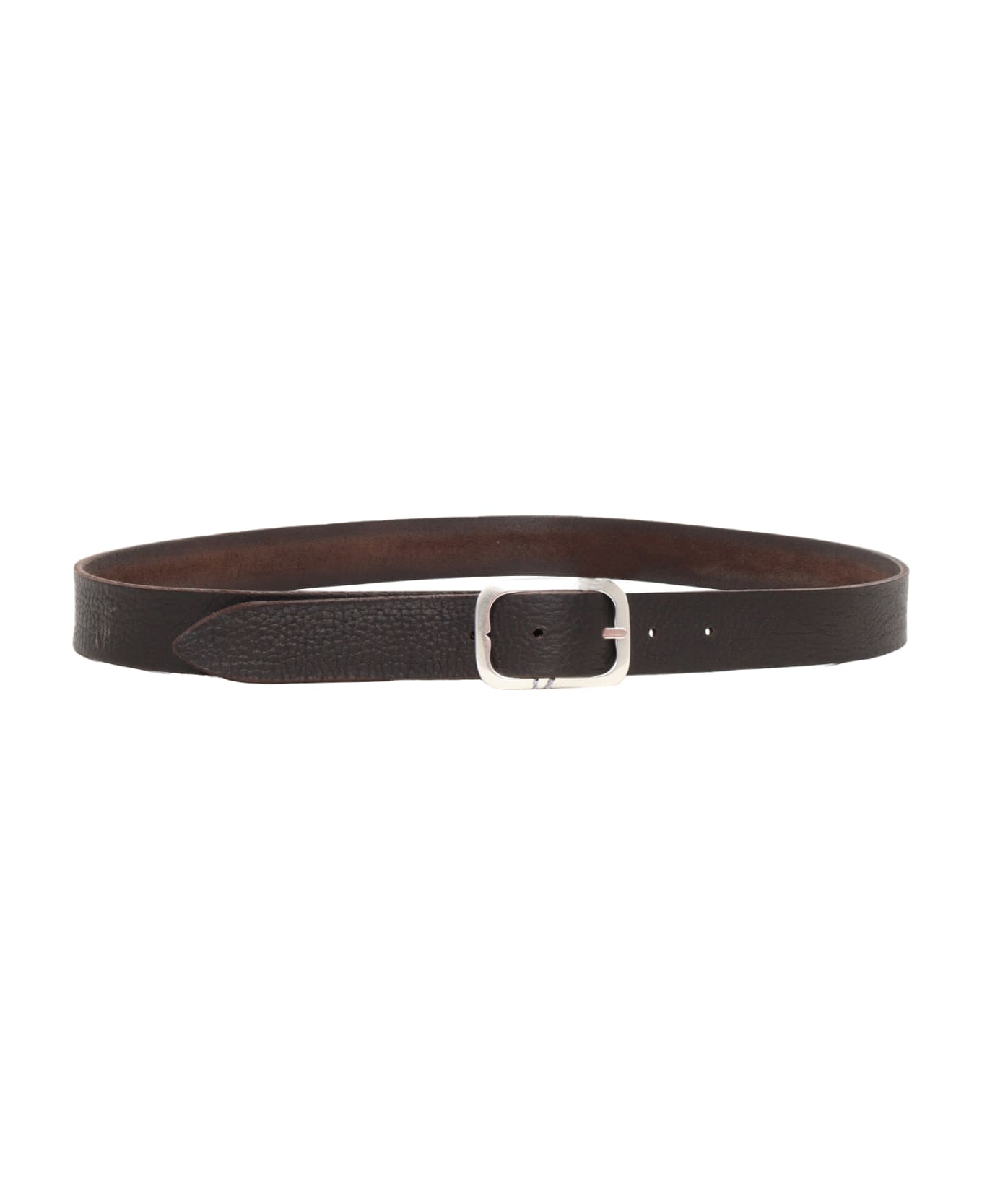 Orciani Brown Leather Belt - BROWN