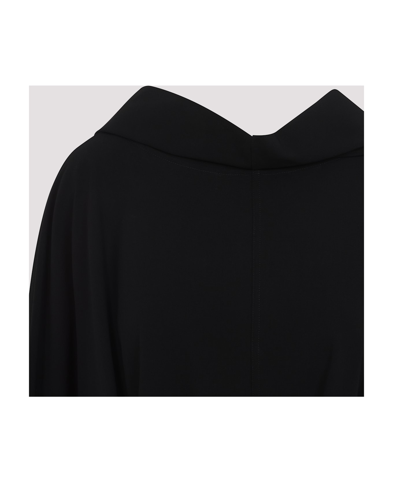 Rick Owens Hooded Tunic Mini Dress - Black