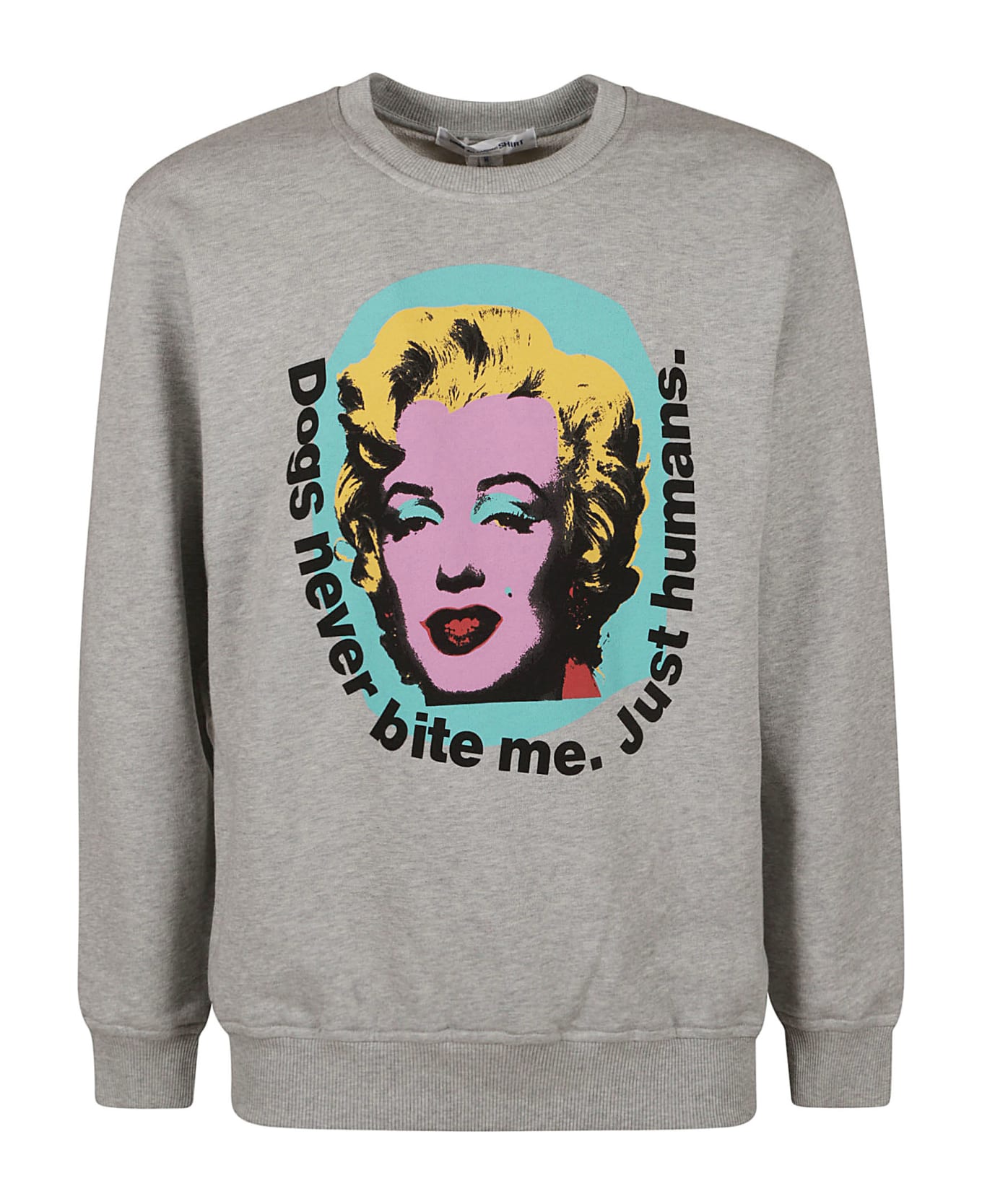Comme des Garçons Madonna Print Sweatshirt - Top Grey